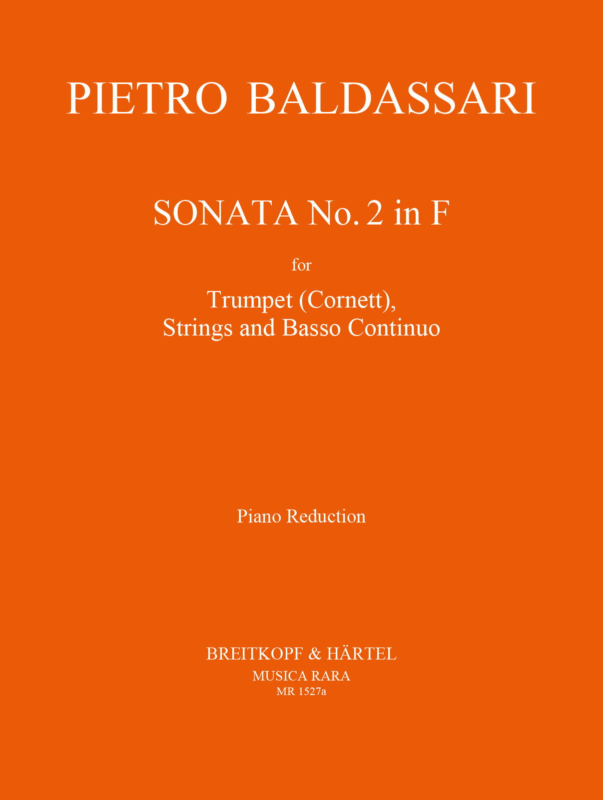 Pietro Baldassari - Sonata Nr. 2 in F - Cover