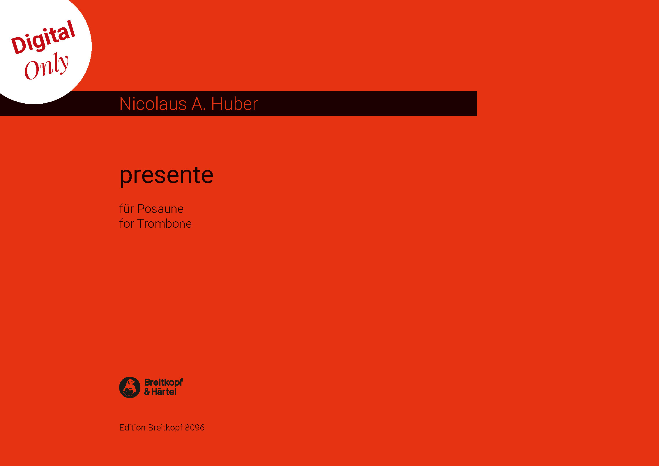 Nicolaus A. Huber - Presente - Cover