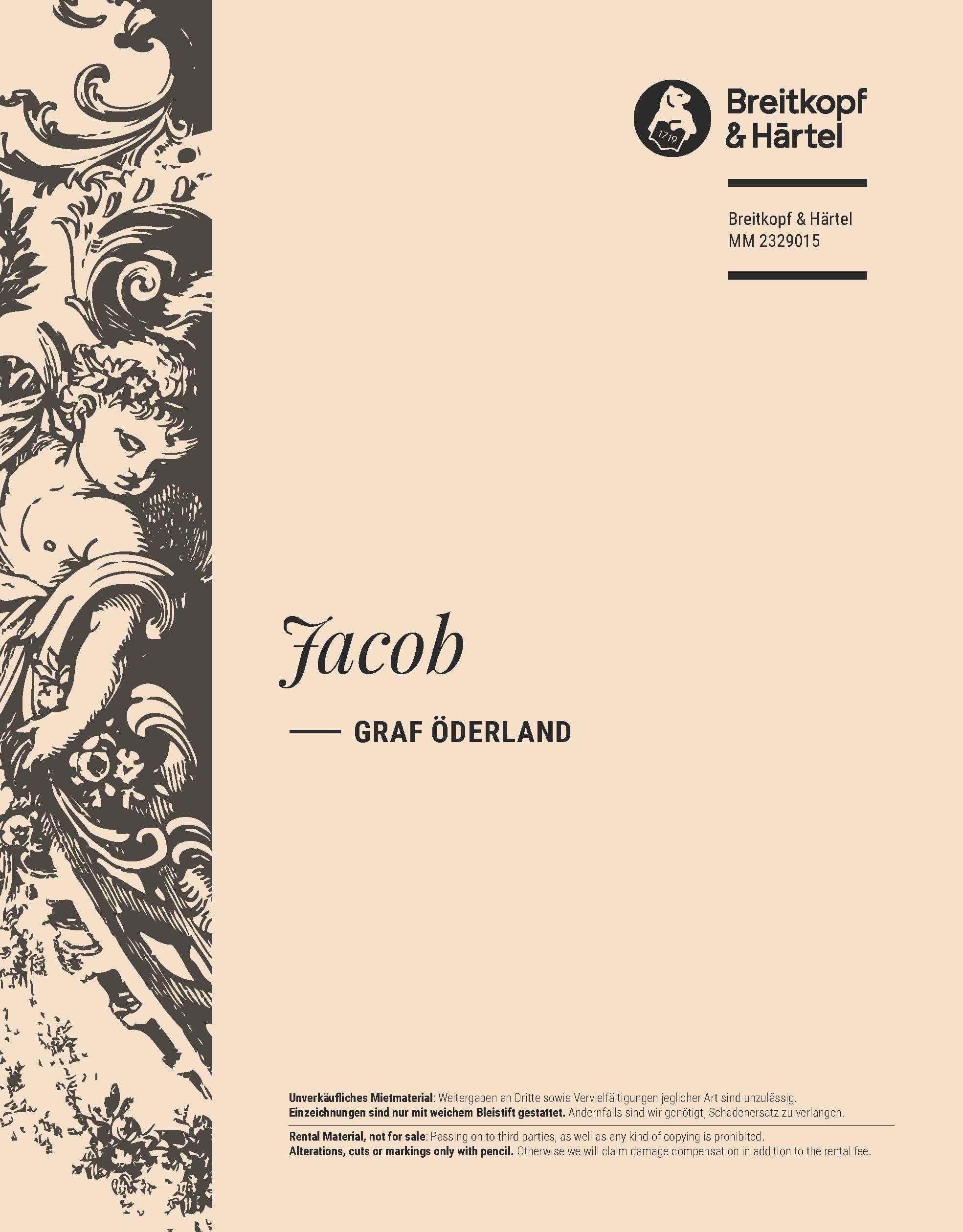Werner Jacob - Graf Öderland - Cover
