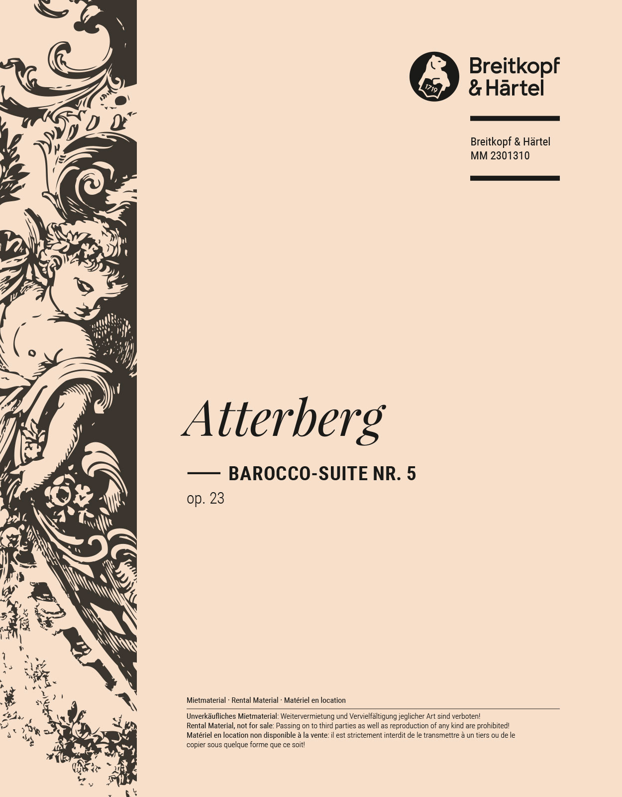 Kurt Atterberg - Barocco-Suite Nr. 5 op. 23 - Cover