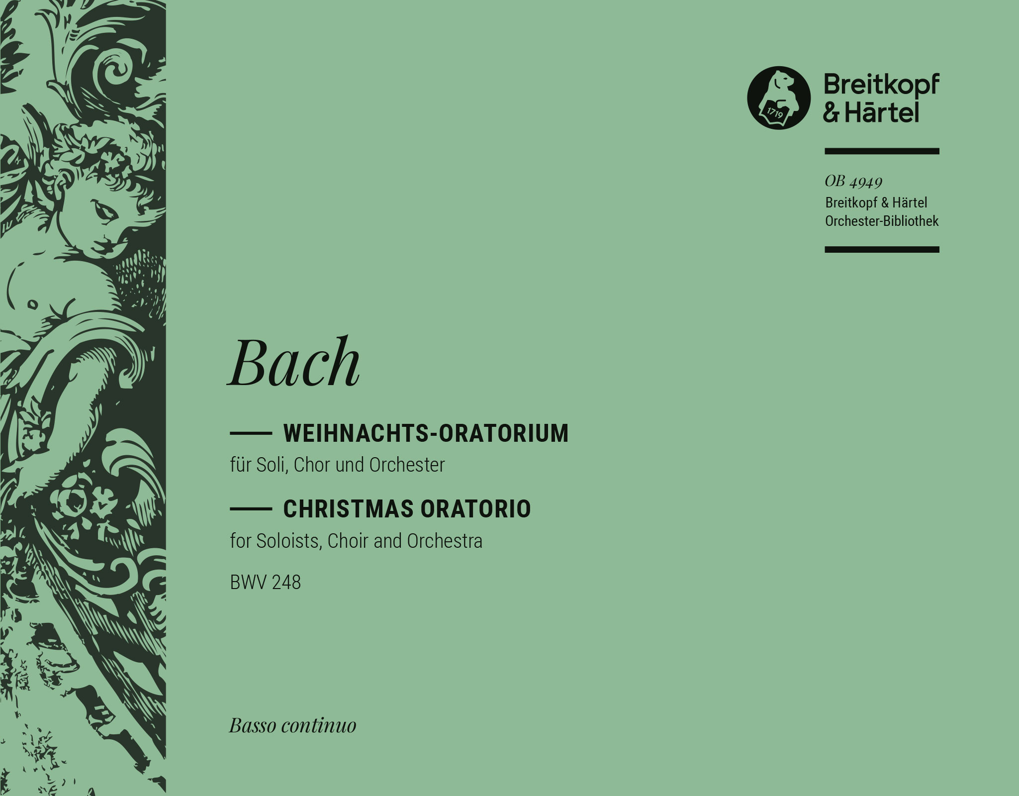 OB 4949-11 - Weihnachts-Oratorium BWV 248 - Cover