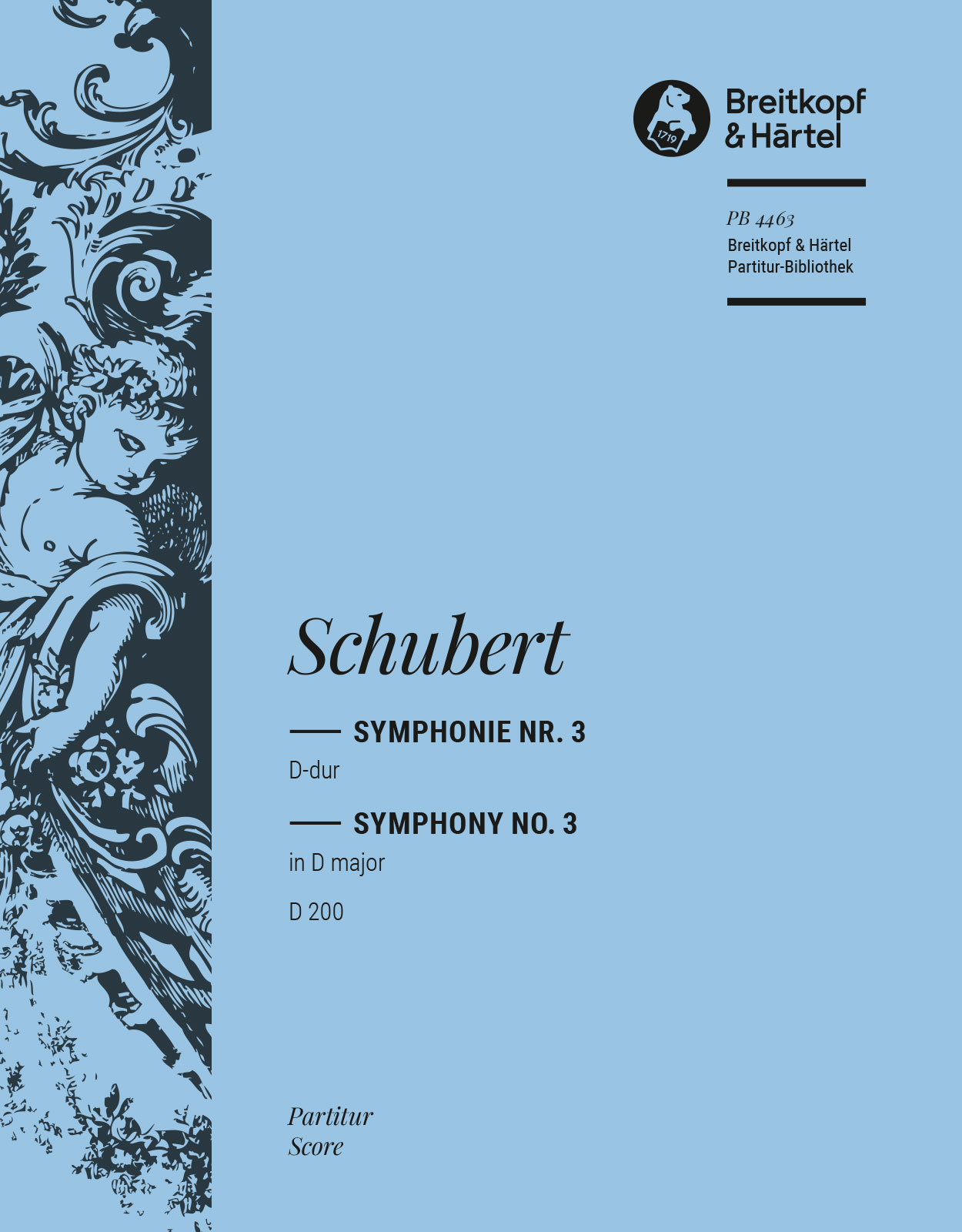 Franz Schubert - Symphony No. 3 in D major D 200 - Cover