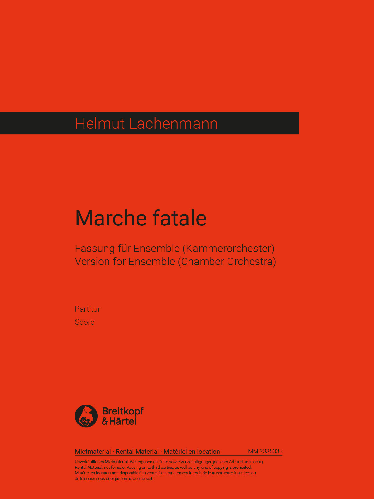 MM 2335335 - Marche fatale - Cover