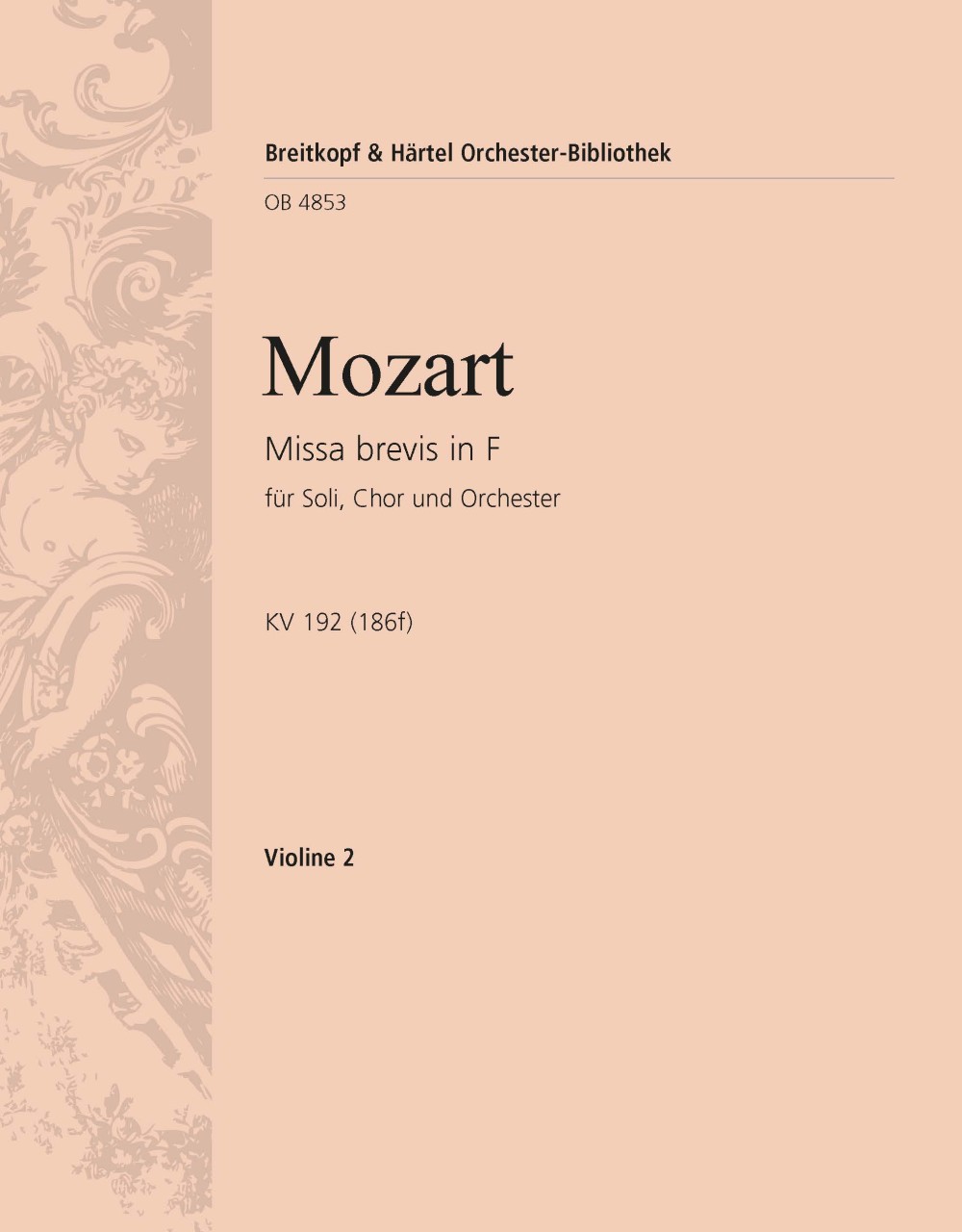 OB 4853-16 - Missa brevis in F K. 192 (186f) - Cover