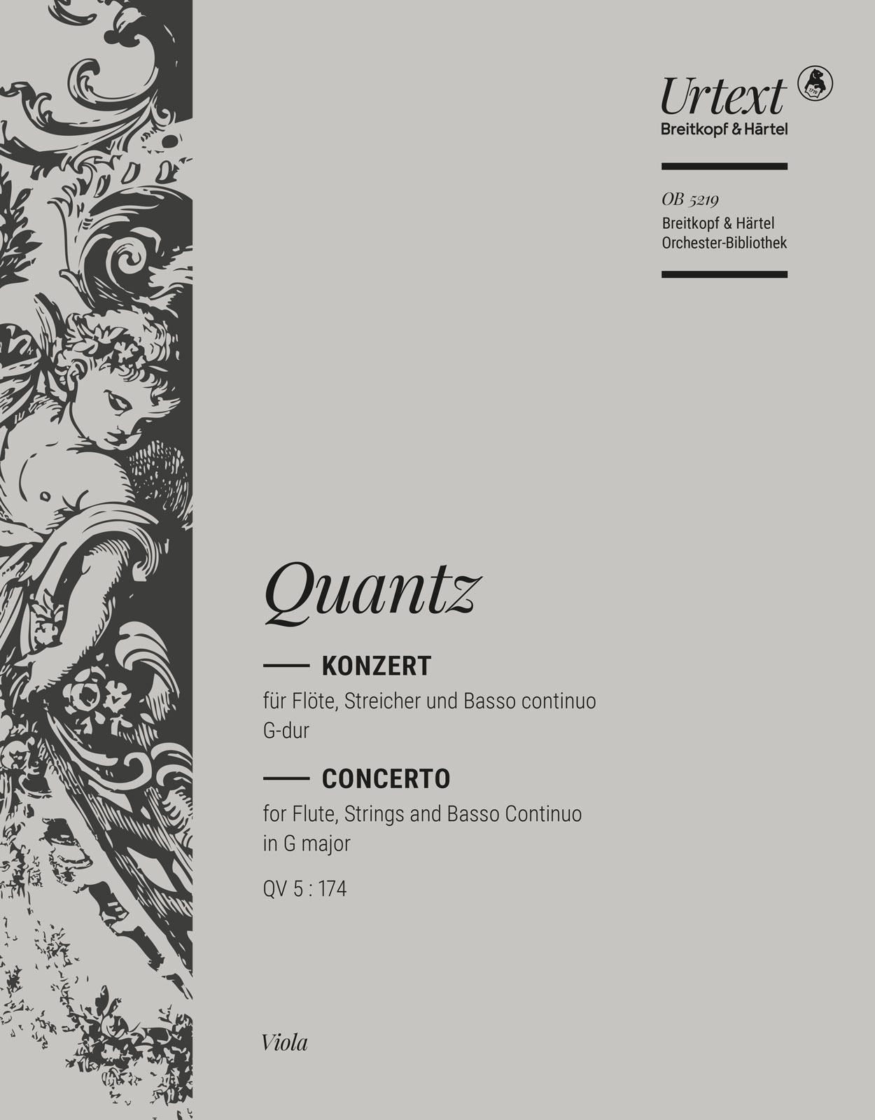 OB 5219-19 - Flötenkonzert G-dur QV 5:174 - Cover