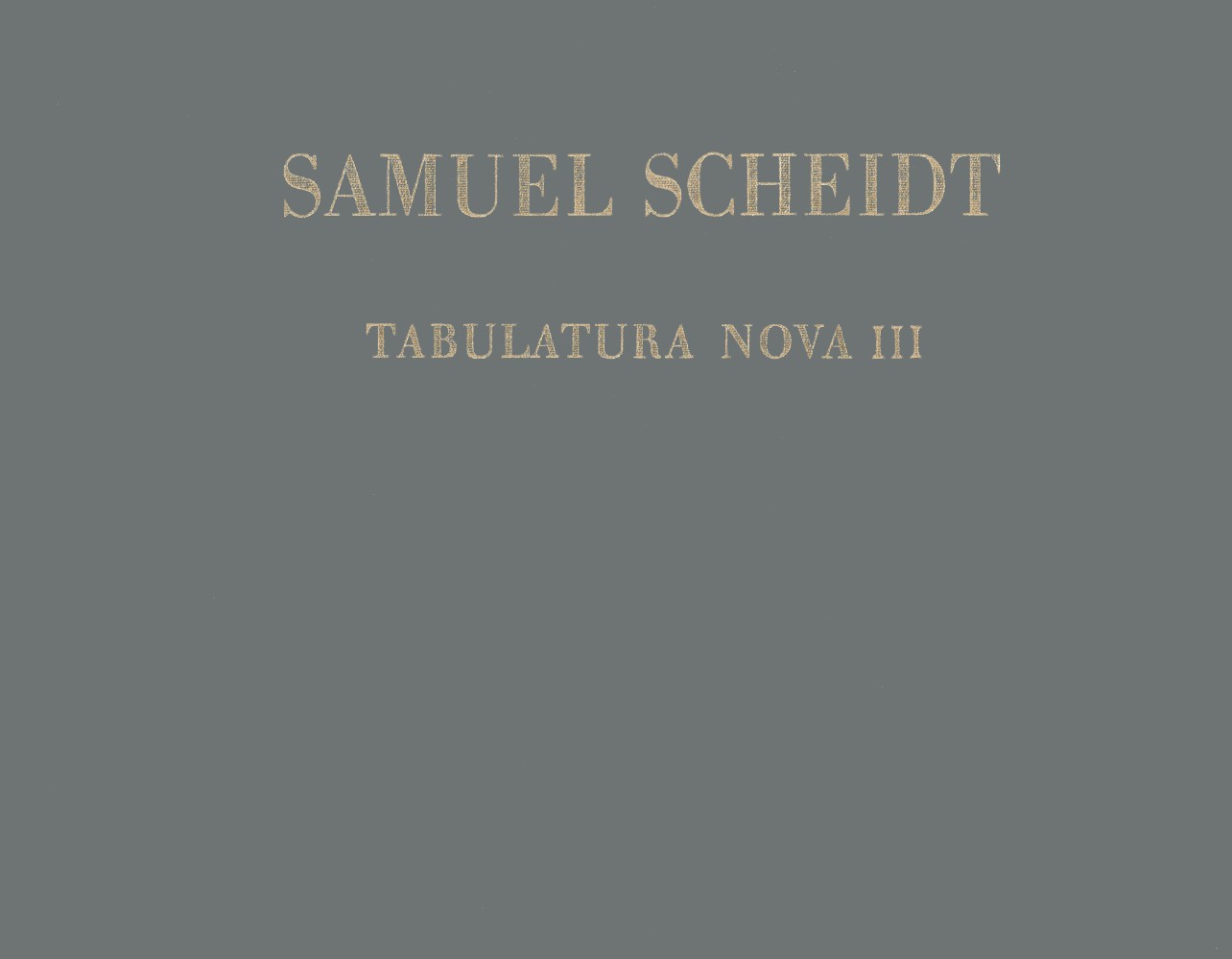 DV 4757 - Samuel Scheidts Werke – Gesamtausgabe - Cover