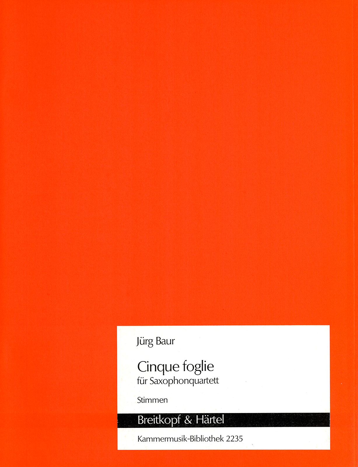 KM 2235 - Cinque foglie - Cover
