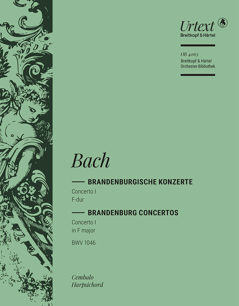 OB 4063-12 - Brandenburg Concerto No. 1 in F major BWV 1046 - Cover