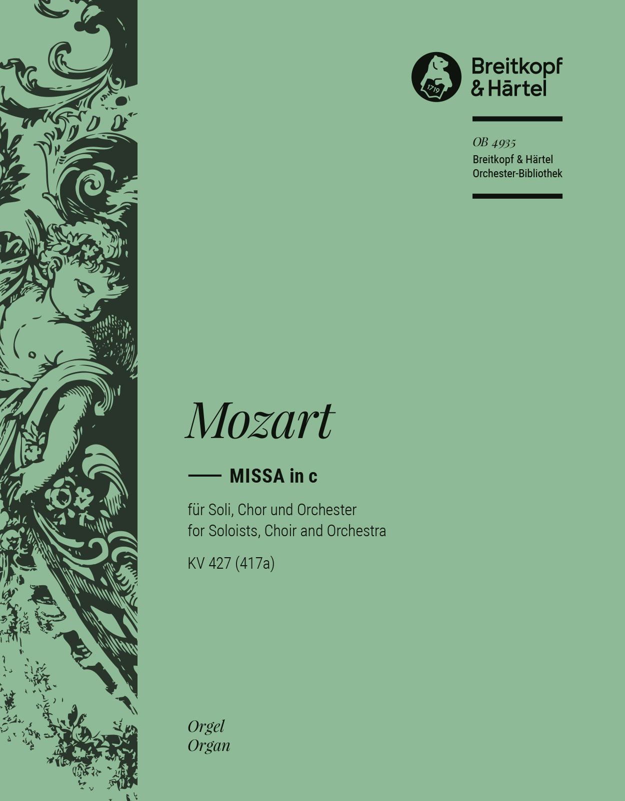 OB 4935-11 - Missa in c K. 427 (417a) - Cover