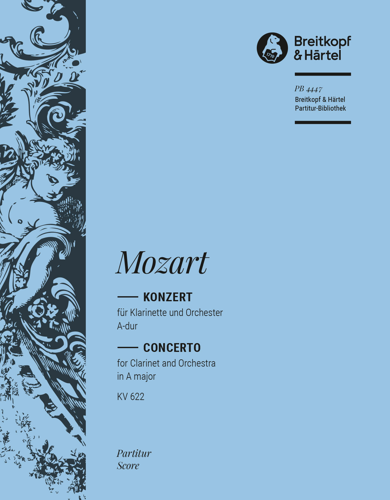 PB 4447 - Klarinettenkonzert A-dur KV 622 - Cover