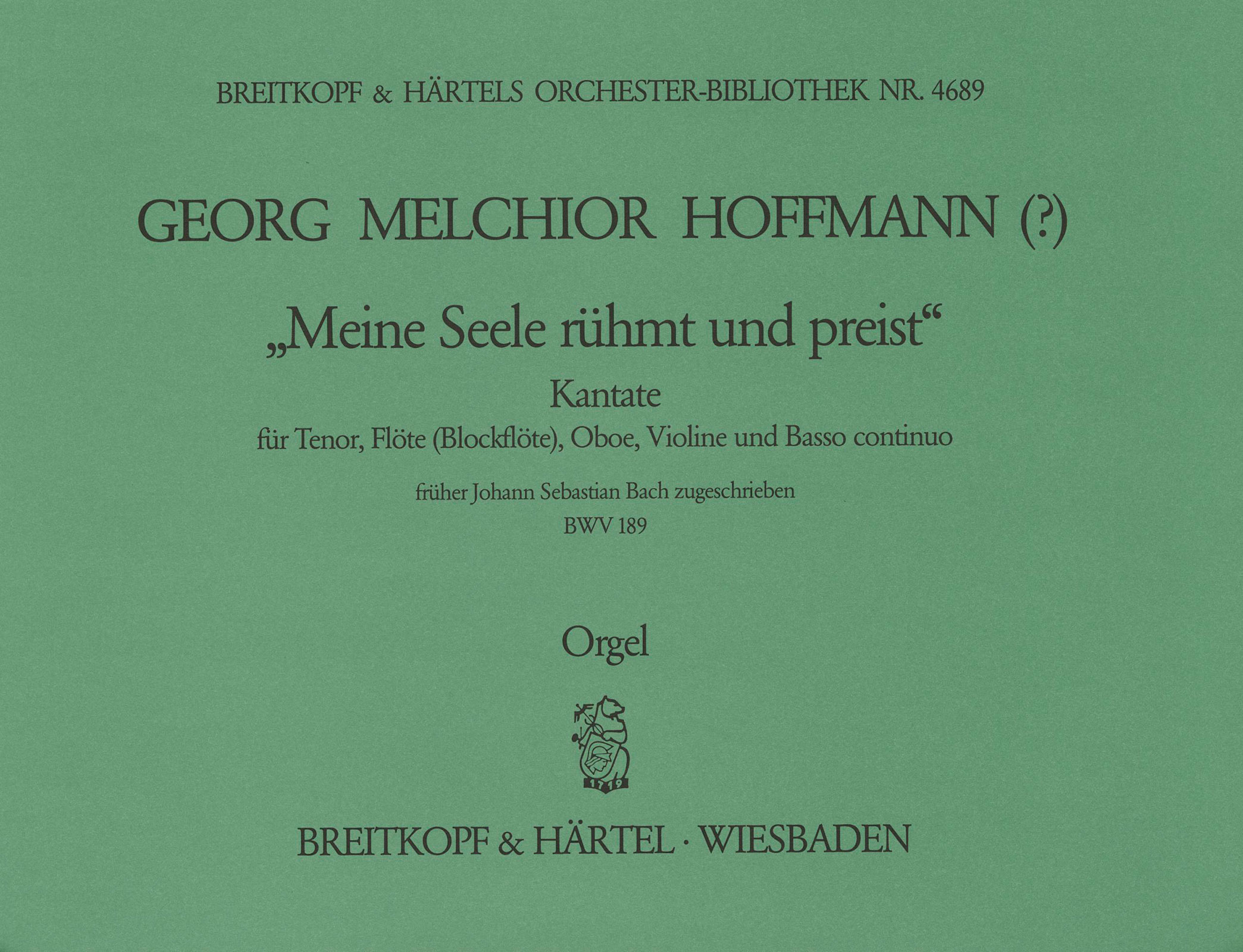 OB 4689-11 - „Meine Seele rühmt und preist“ - Cover