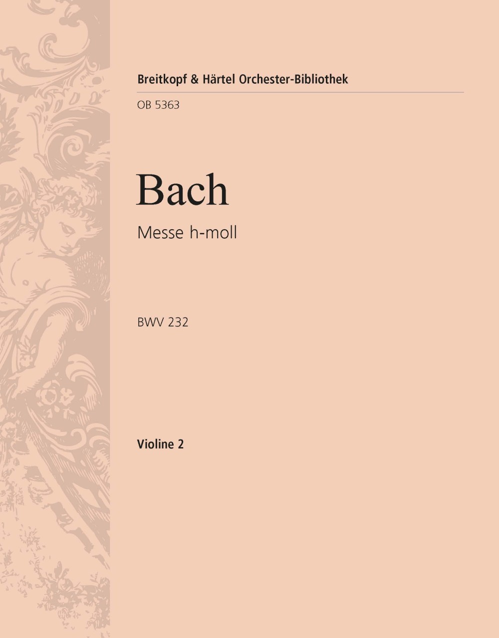 OB 5363-16 - Messe h-moll BWV 232 - Cover