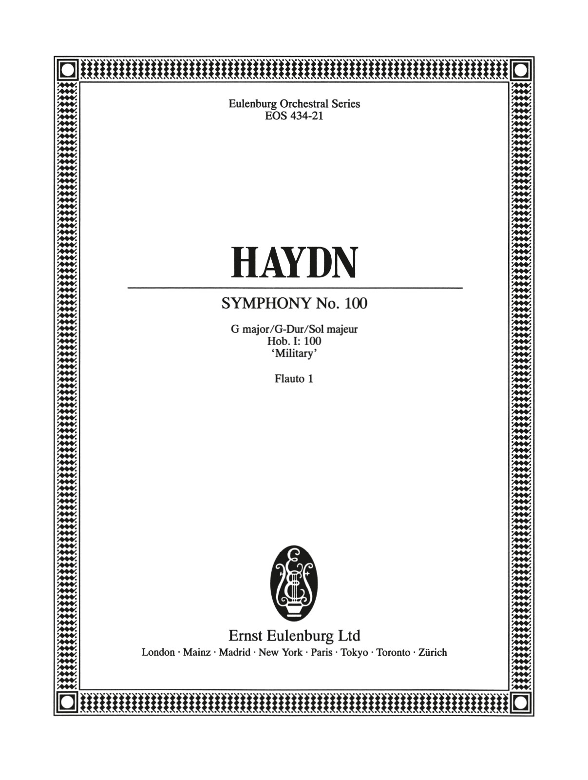 EOS 434-30 - Symphonie Nr. 100 G-dur Hob. I:100 - Cover