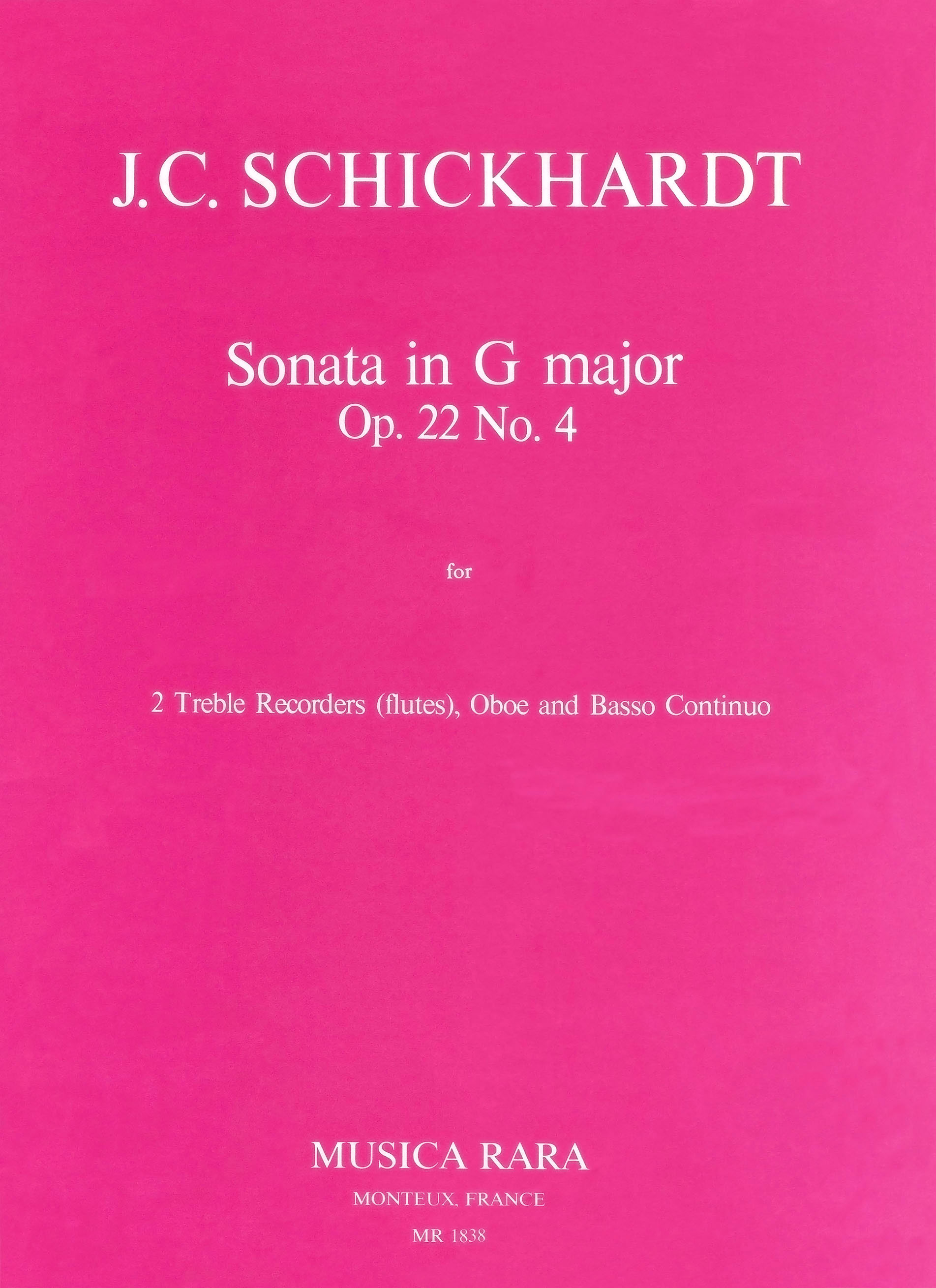 MR 1838 - Sonaten op. 22 - Cover