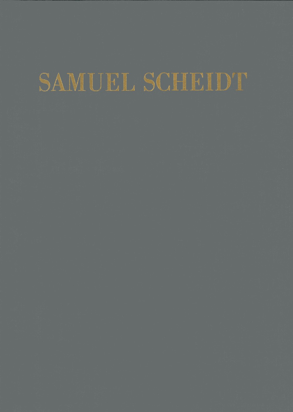 DV 4762-14 - Samuel Scheidts Werke – Gesamtausgabe - Cover