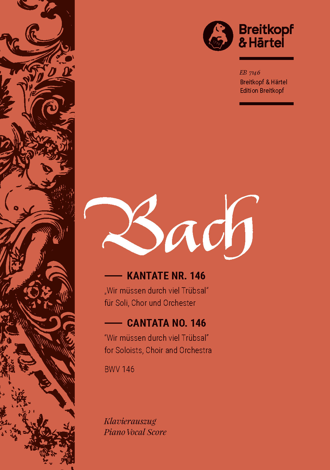 EB 7146D - Cantata BWV 146 “Wir müssen durch viel Trübsal” - Cover