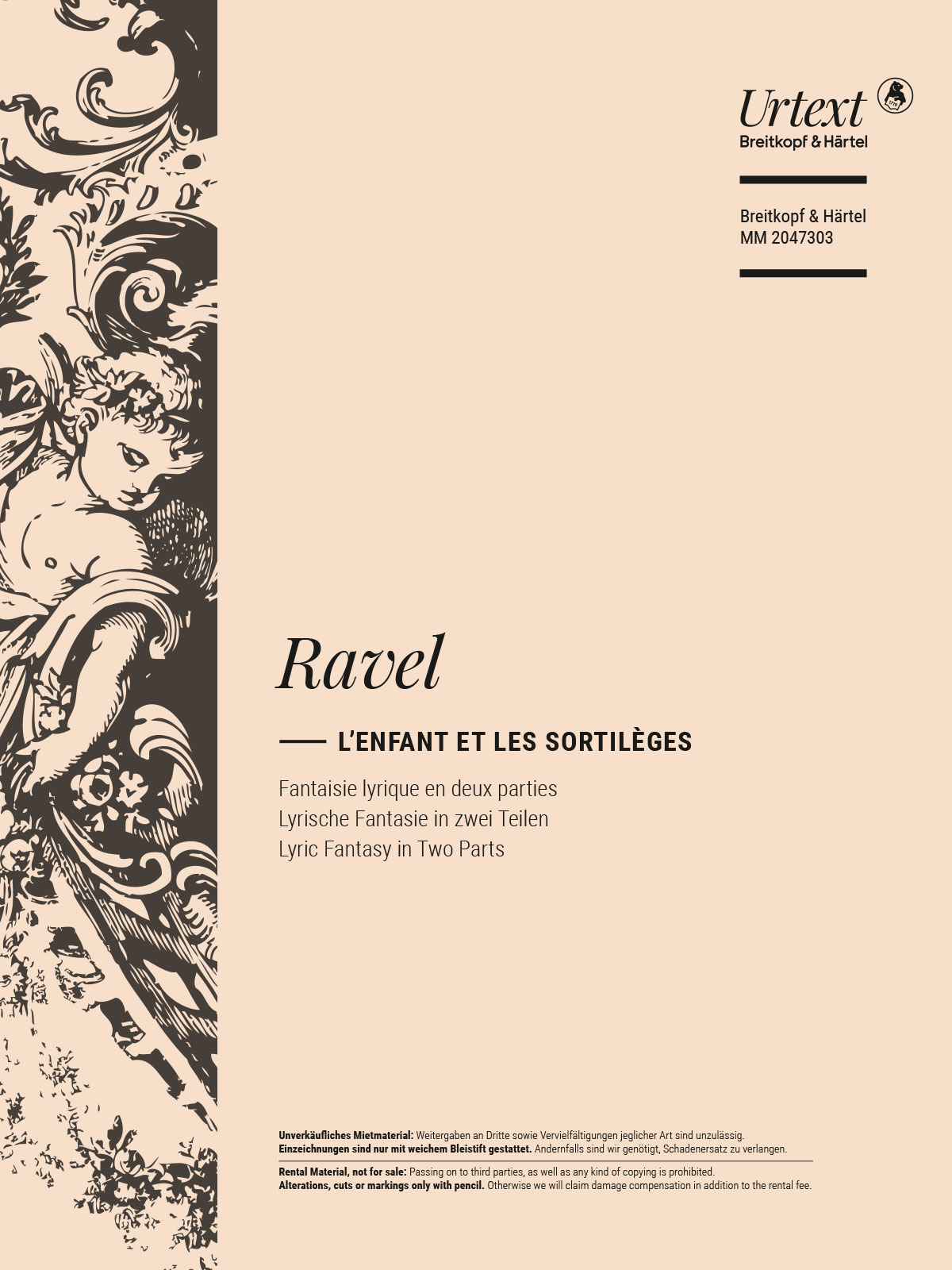 MM 2047303 - L’Enfant et les Sortilèges - Cover