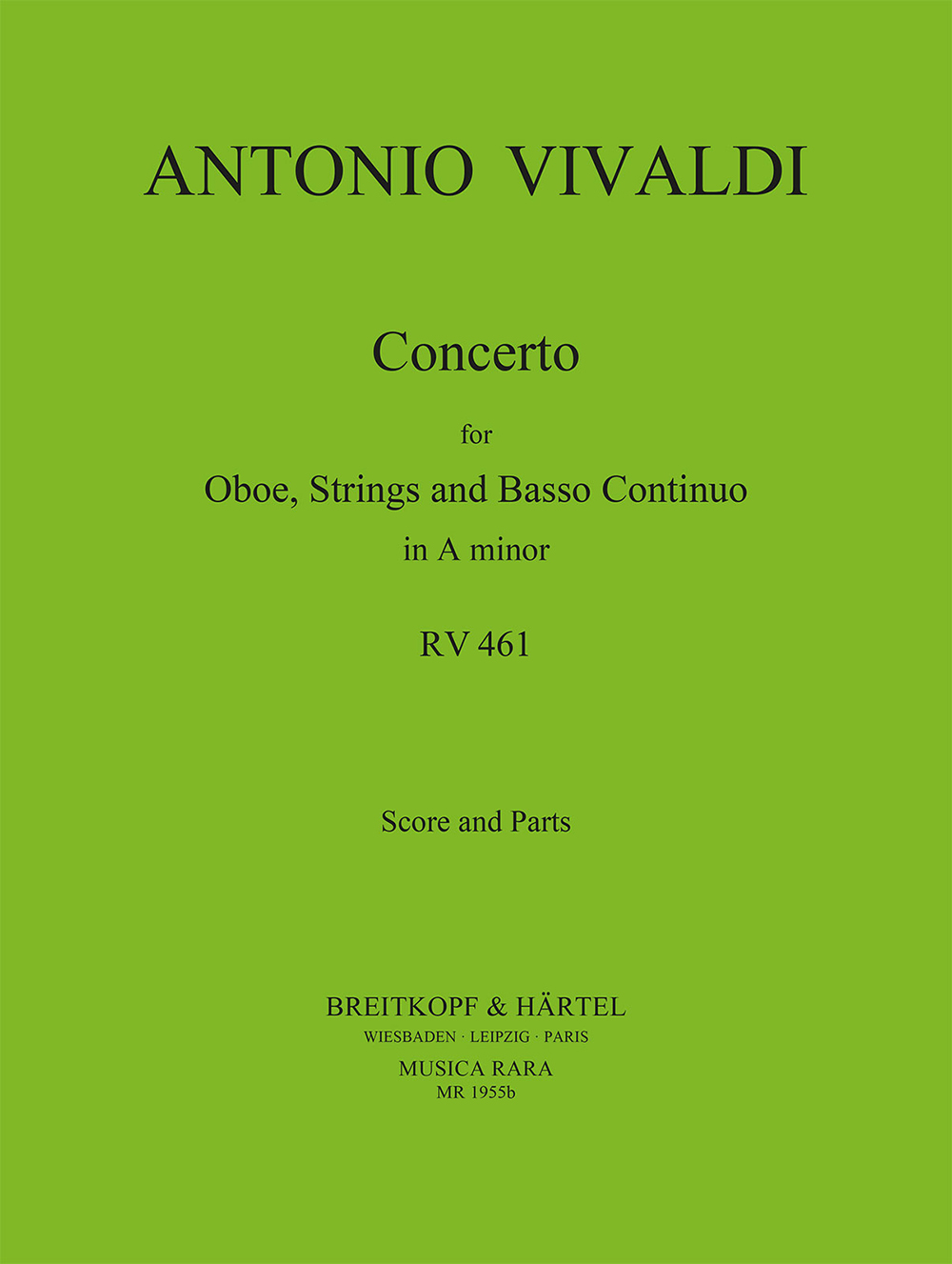 MR 1955b - Concerto in a-moll RV 461 - Cover