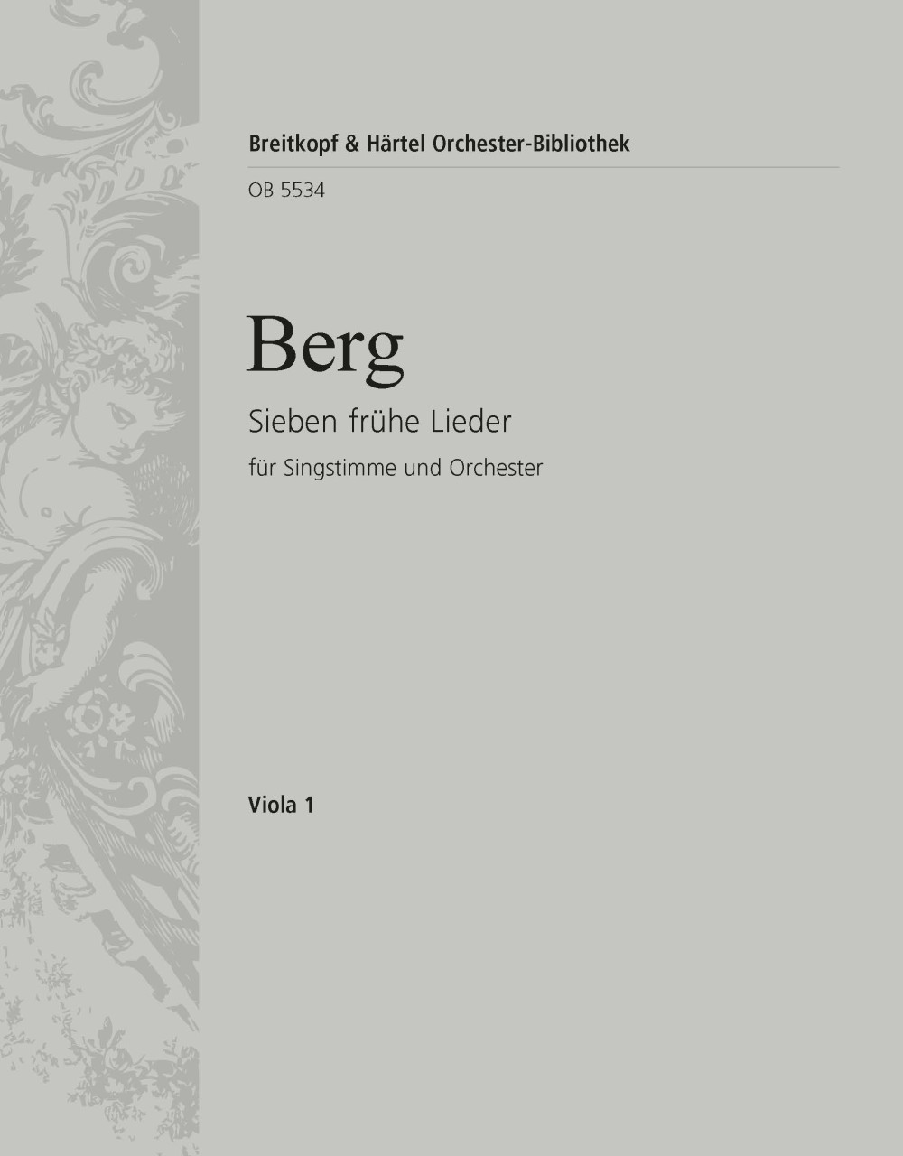 OB 5534-19 - 7 frühe Lieder - Cover