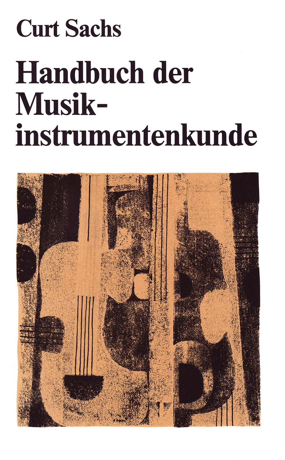Curt Sachs - Handbuch der Musikinstrumentenkunde - Cover