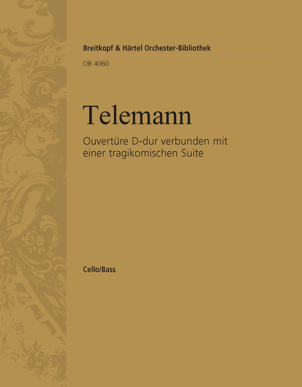 OB 4060-26 - Ouvertüre D-dur verbunden mit einer tragikomischen Suite - Cover