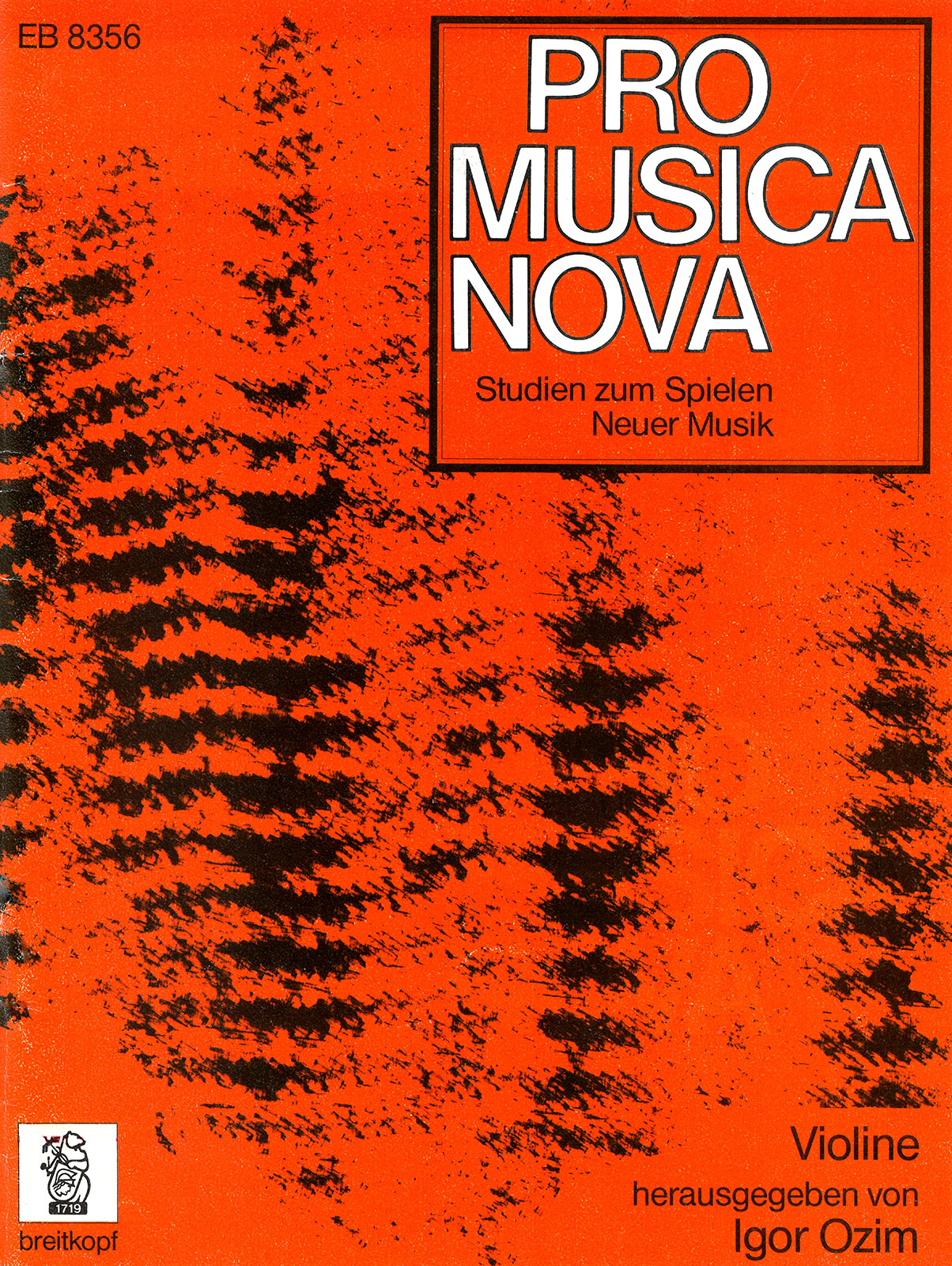 EB 8356 - Studies for Playing Contemporary Music - Cover