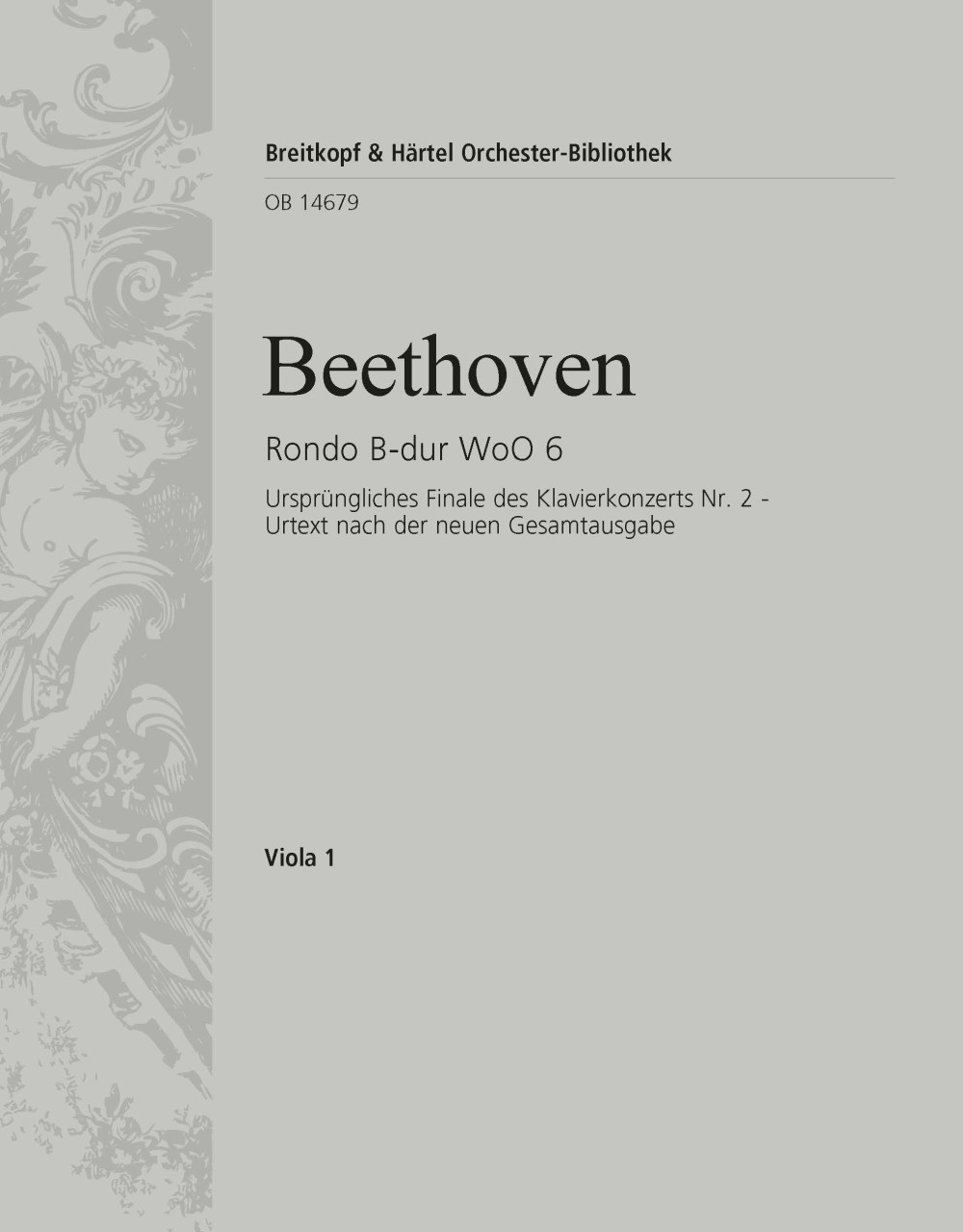 OB 14679-19 - Rondo in B flat major WoO 6 - Cover