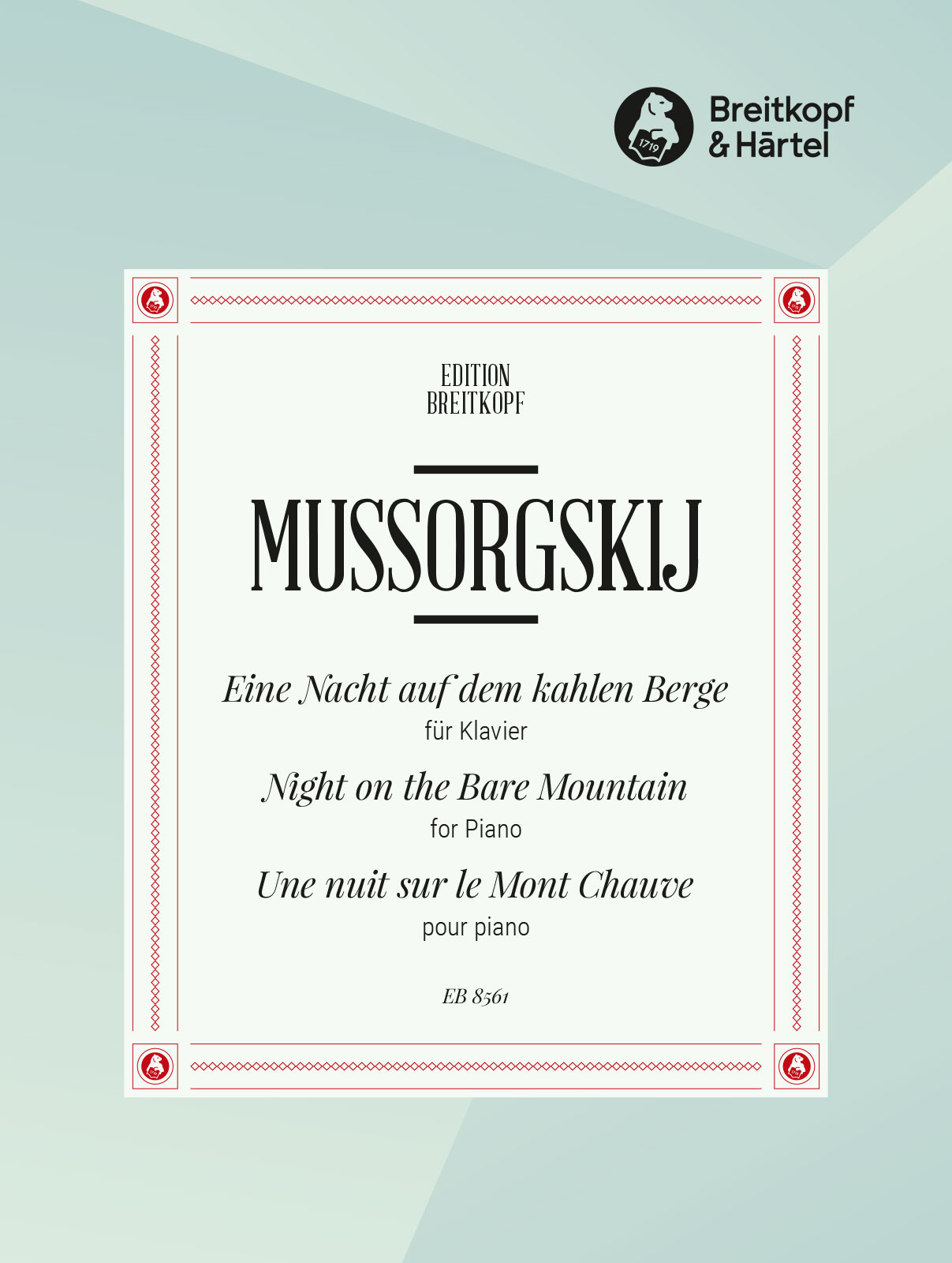 Modest Mussorgskij - Eine Nacht auf dem kahlen Berge - Cover