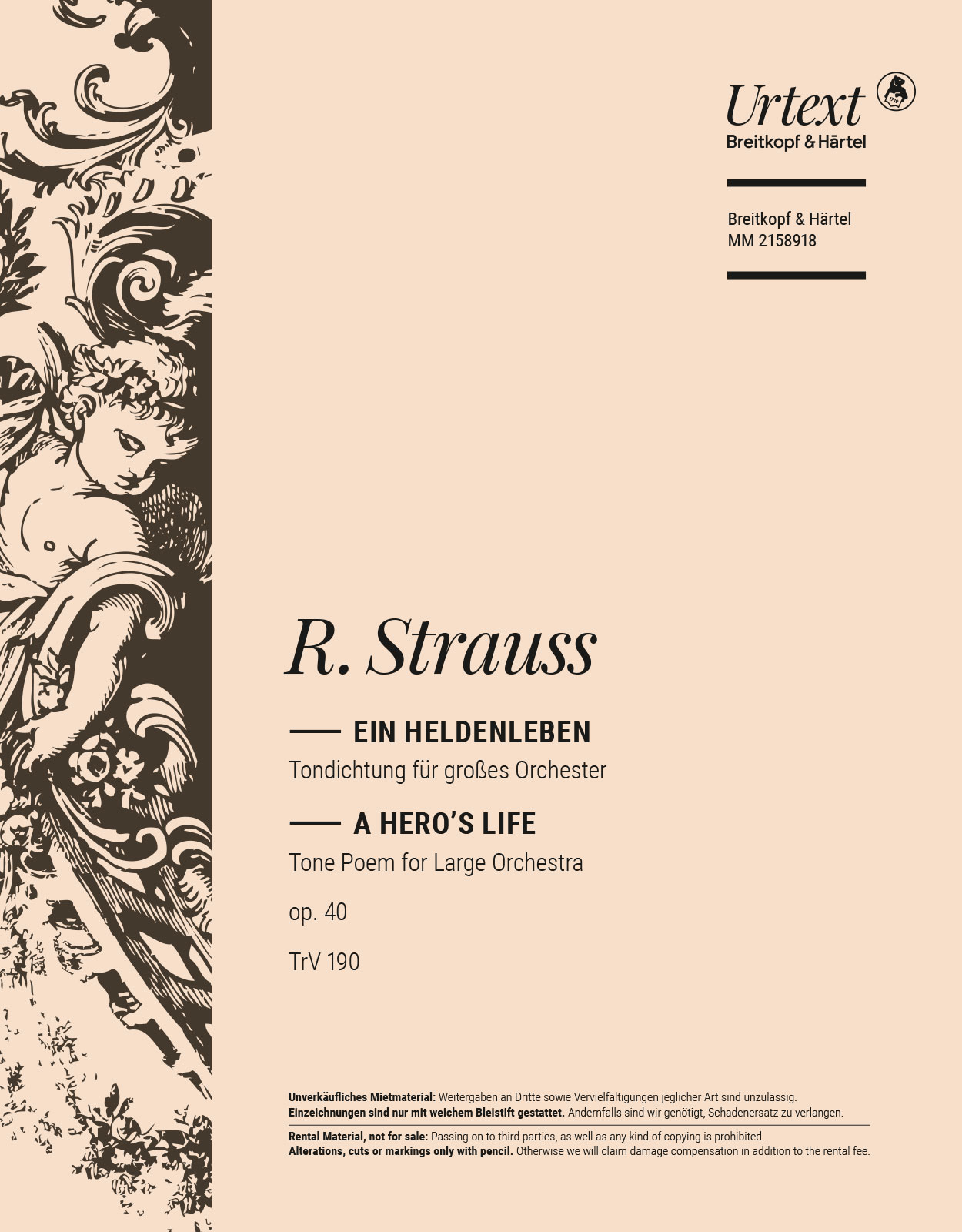MM 2158918 - Ein Heldenleben op. 40 TrV 190 - Cover