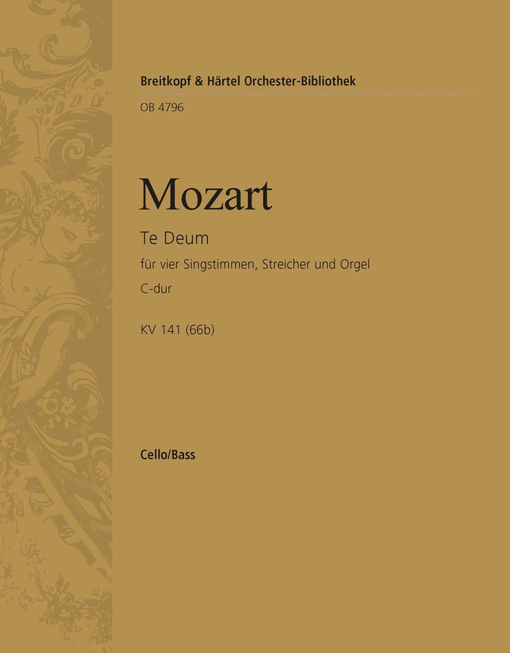 OB 4796-26 - Te Deum C-dur KV 141 (66b) - Cover