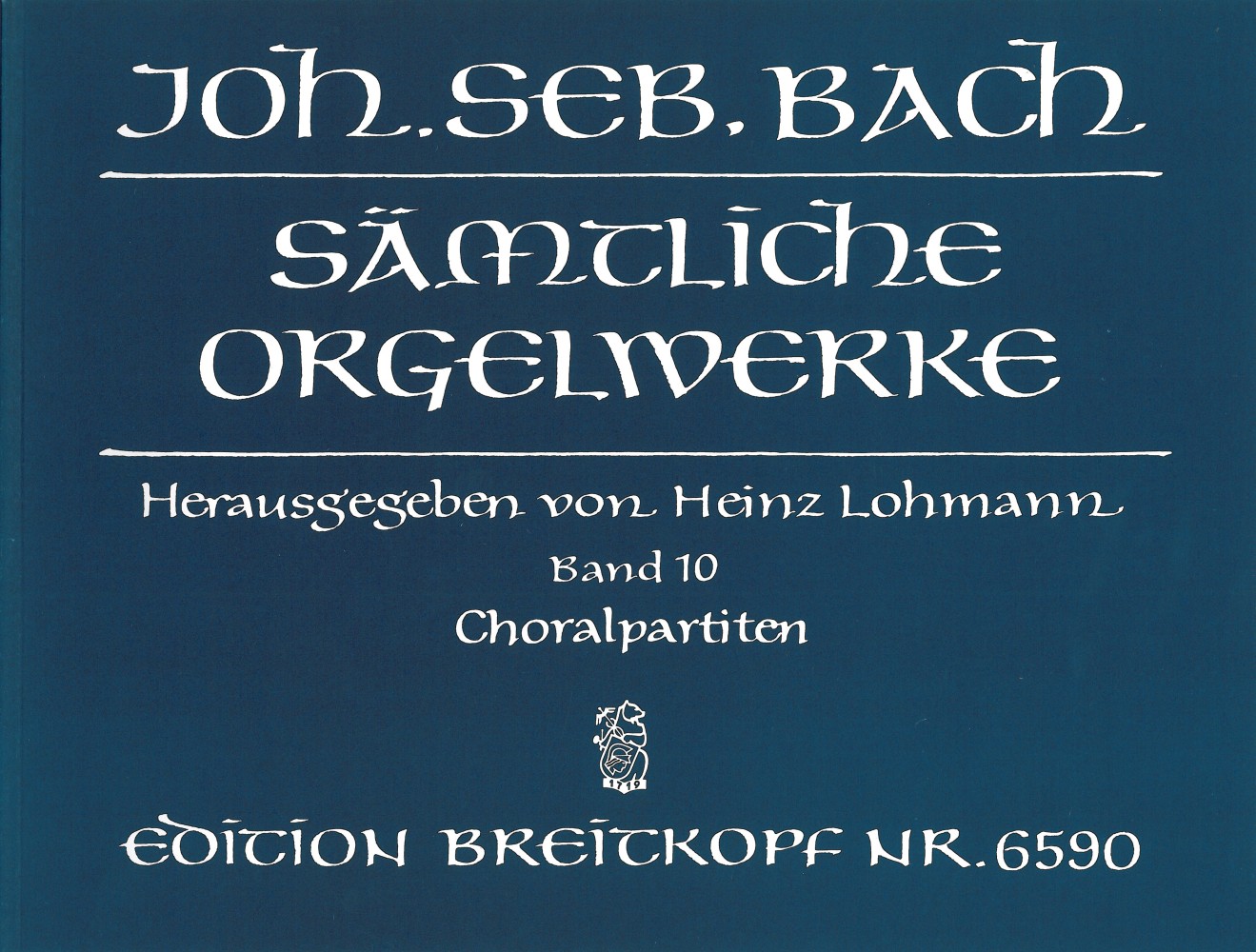 EB 6590 - Sämtliche Orgelwerke – Lohmann-Ausgabe - Cover