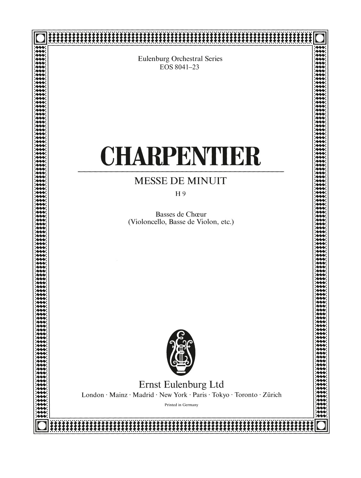 EOS 8041-26 - Messe de Minuit H 9 - Cover