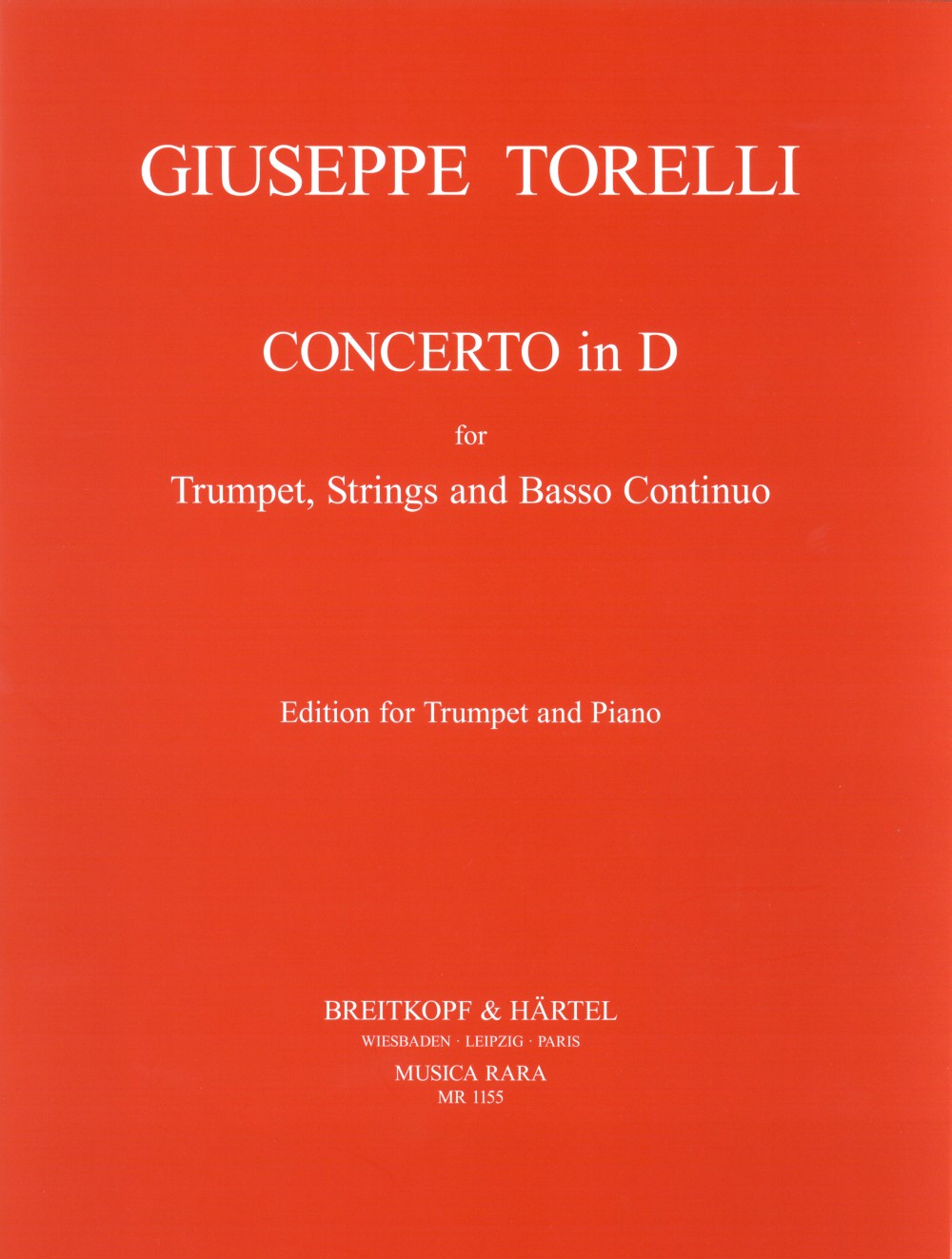 Giuseppe Torelli - Concerto in D - Cover