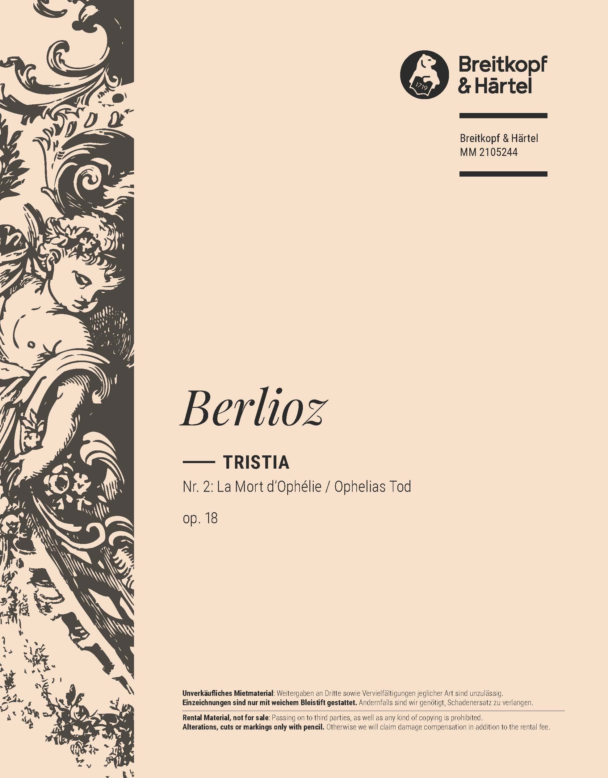 MM 2105244 - Tristia op. 18 - Cover