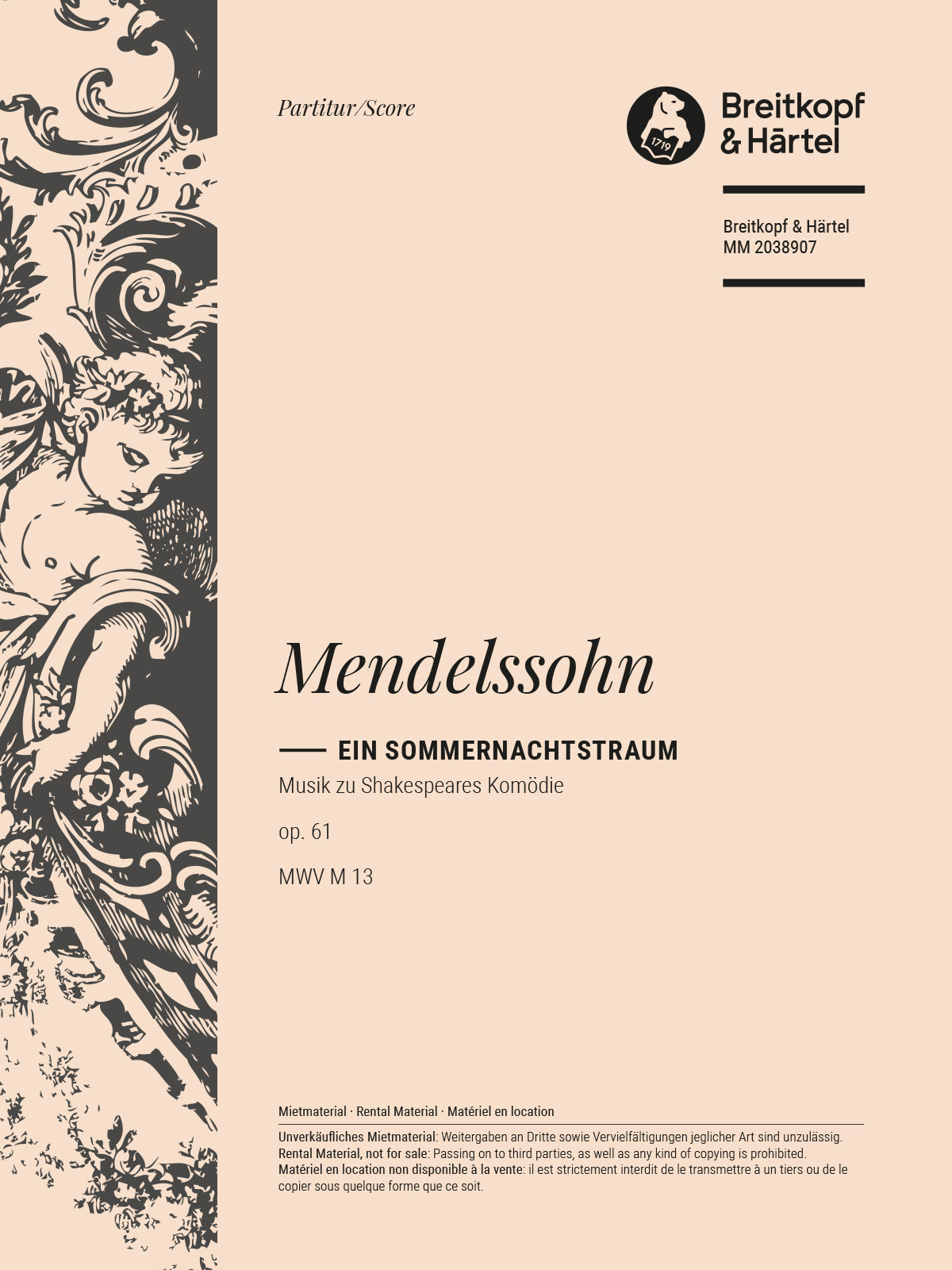 MM 2038907 - Ein Sommernachtstraum op. 61 MWV M 13 - Cover