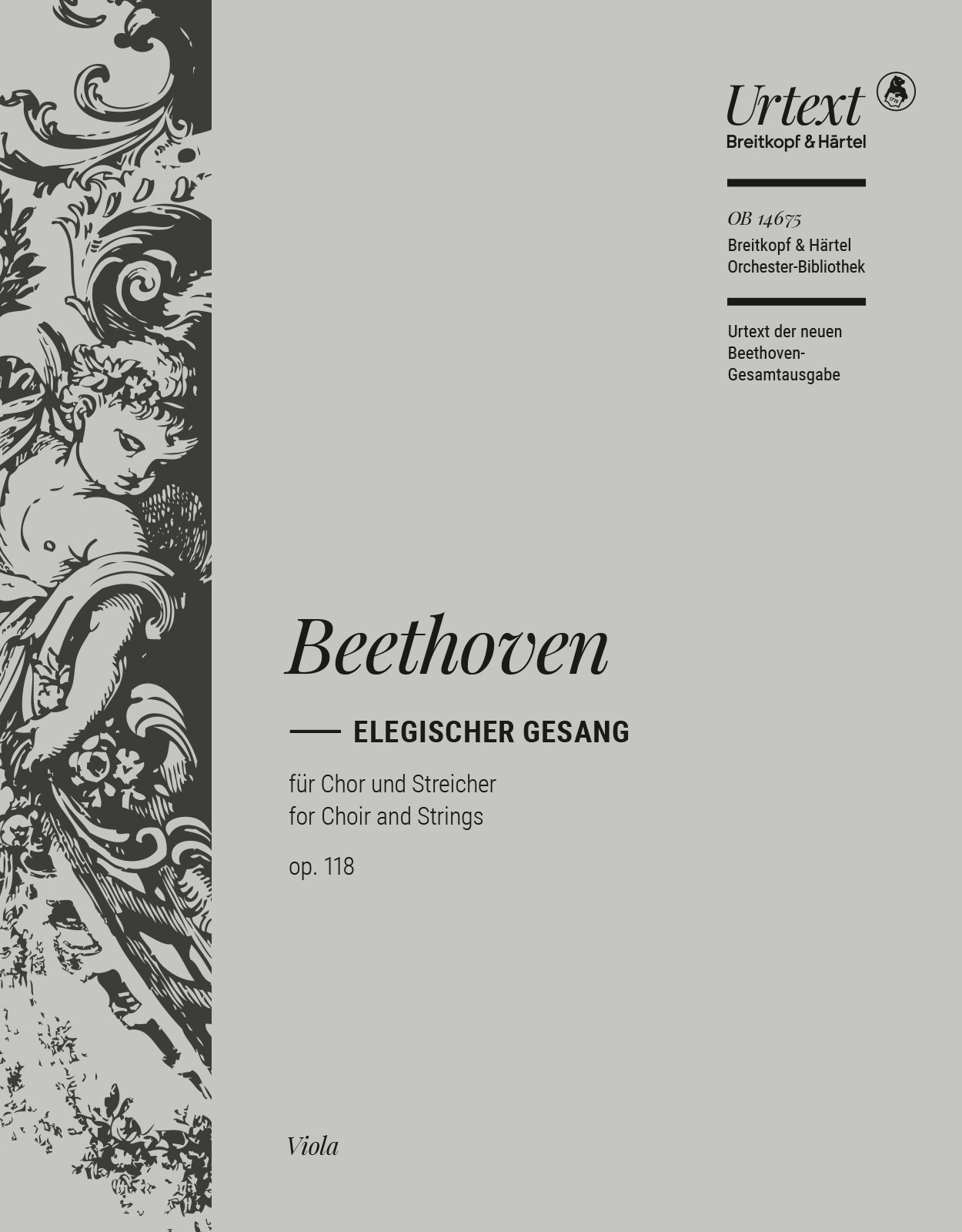 OB 14675-19 - Elegischer Gesang Op. 118 “Sanft wie du lebtest” - Cover