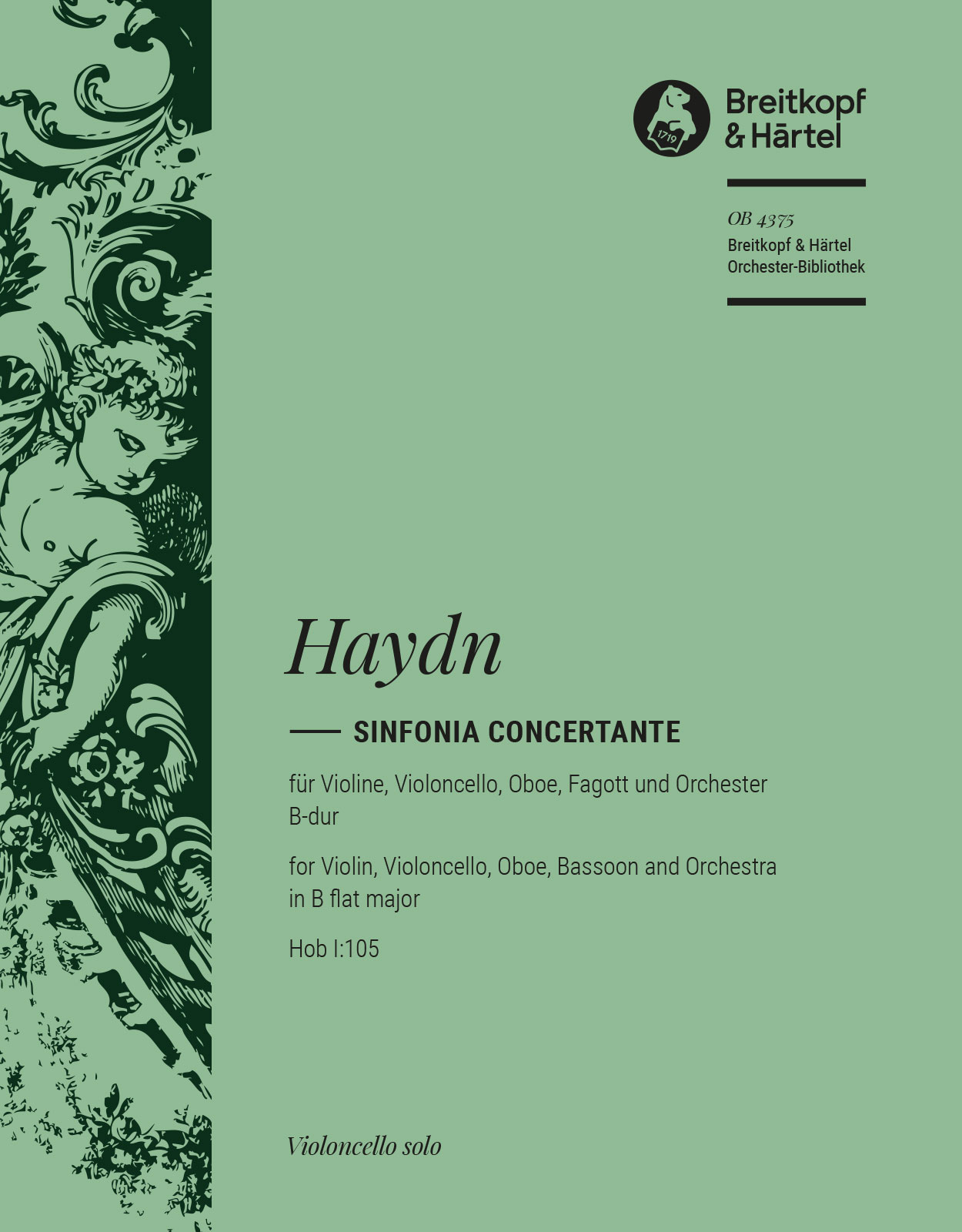 OB 4375-04 - Sinfonia Concertante in Bb major Hob I:105 - Cover