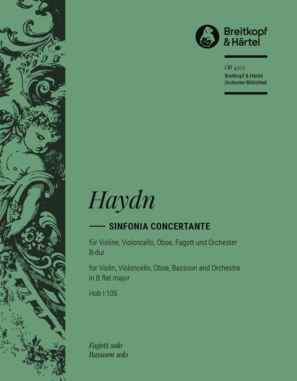 OB 4375-06 - Sinfonia Concertante in Bb major Hob I:105 - Cover
