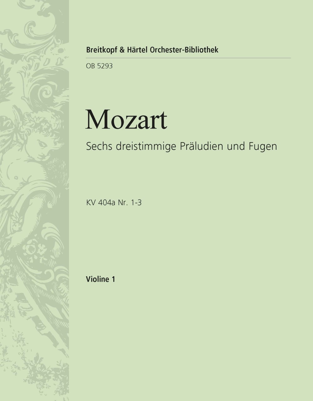 OB 5293-15 - 6 dreistimmige Präludien und Fugen - Cover