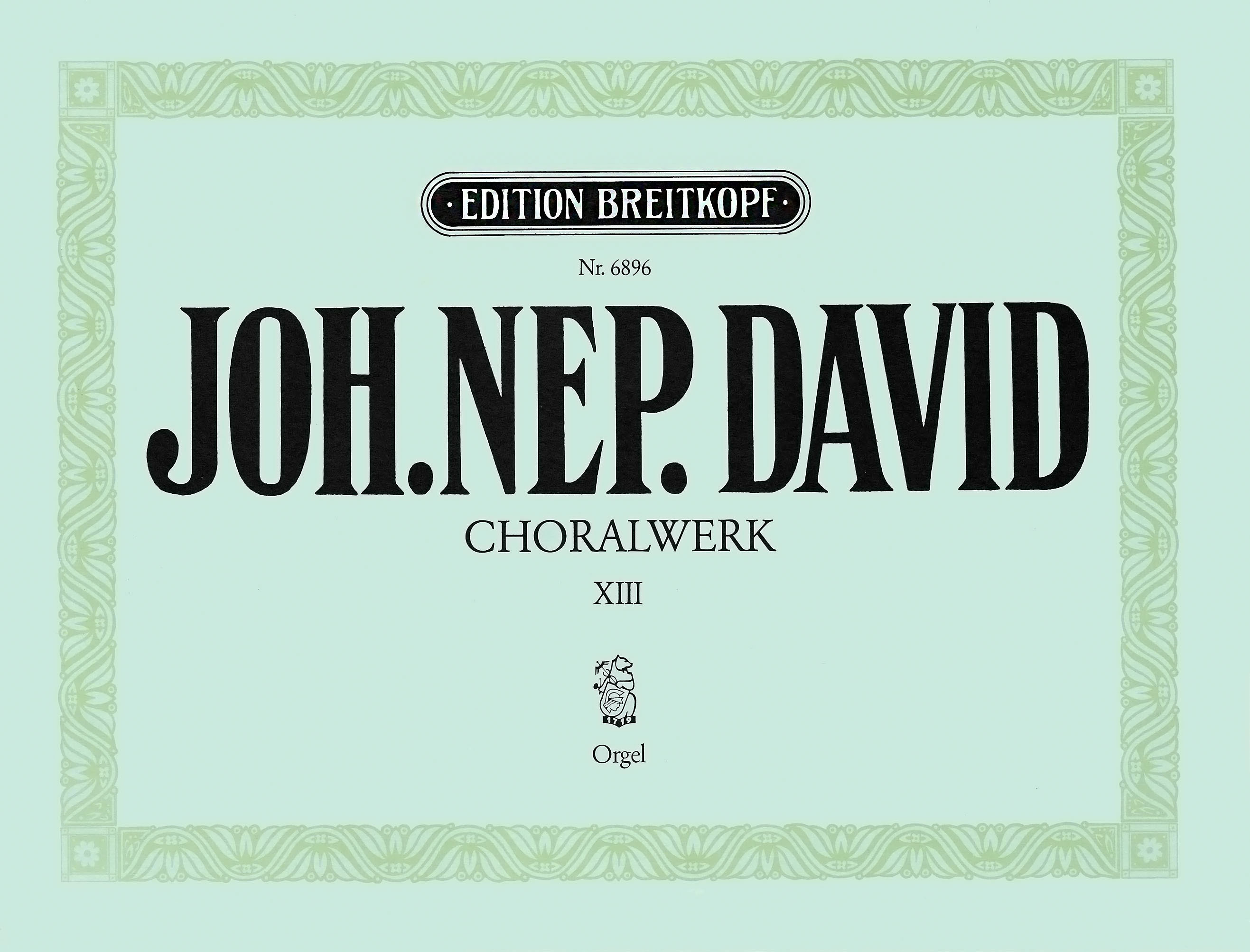 EB 6896 - Choralwerk - Cover