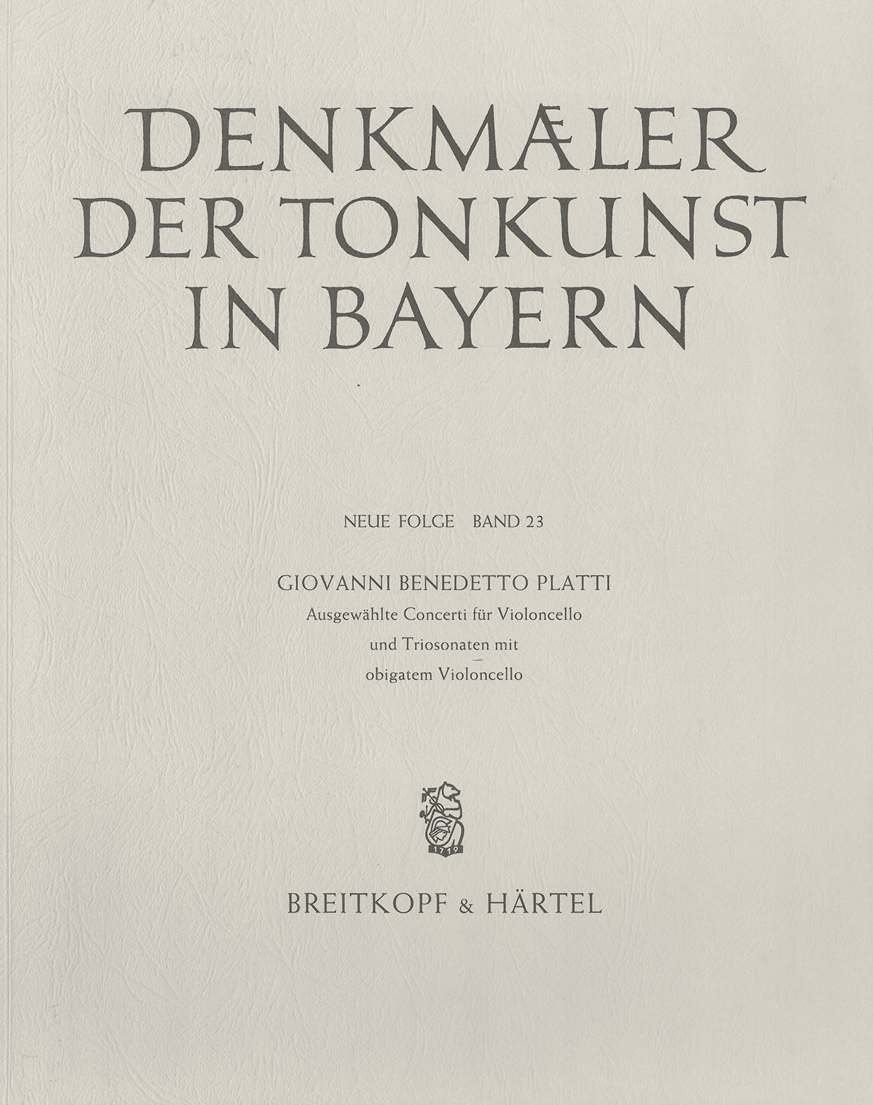 SON 253 - Gesellschaft für Bayerische Musikgeschichte - Denkmäler der Tonkunst in Bayern (Neue Folge) - Cover