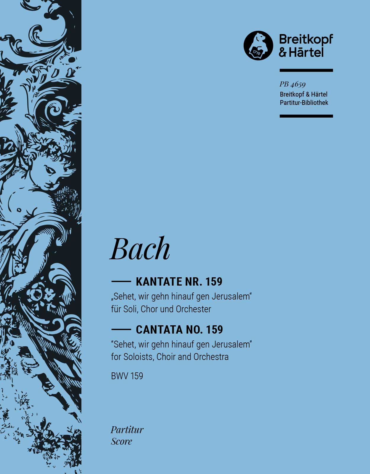 PB 4659 - Cantata BWV 159 “Come and let us go up to Jerusalem” - Cover