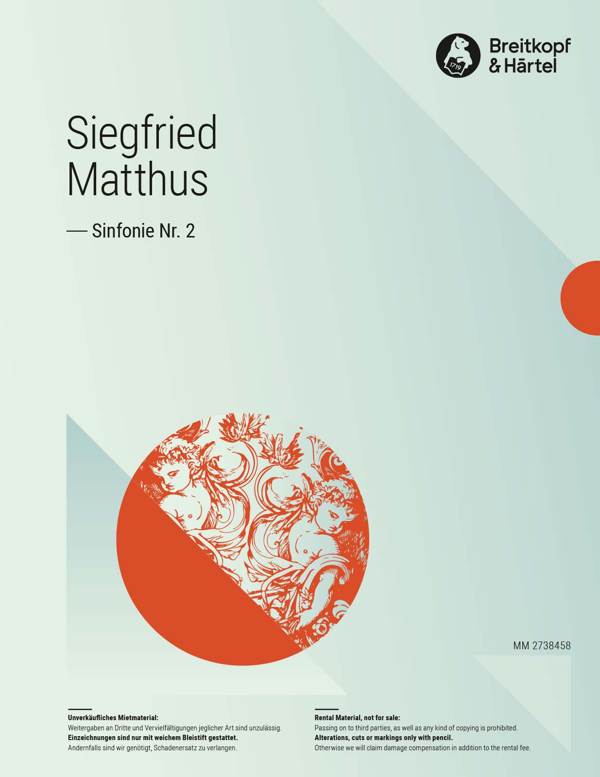 Siegfried Matthus - Sinfonie Nr. 2 - Cover