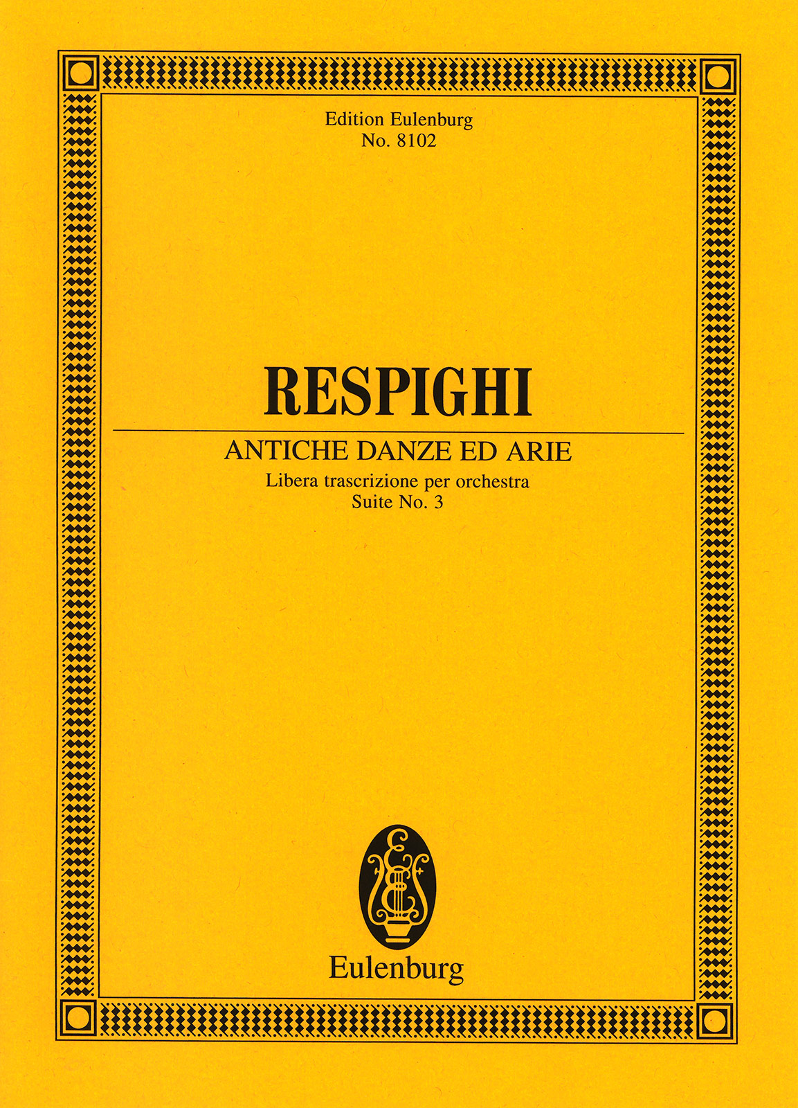 Ottorino Respighi - Antiche Danze ed Arie - Cover
