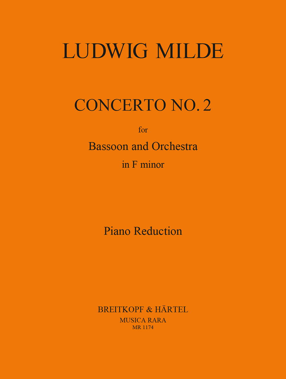 Ludwig Milde - Fagottkonzert Nr. 2 f-moll - Cover