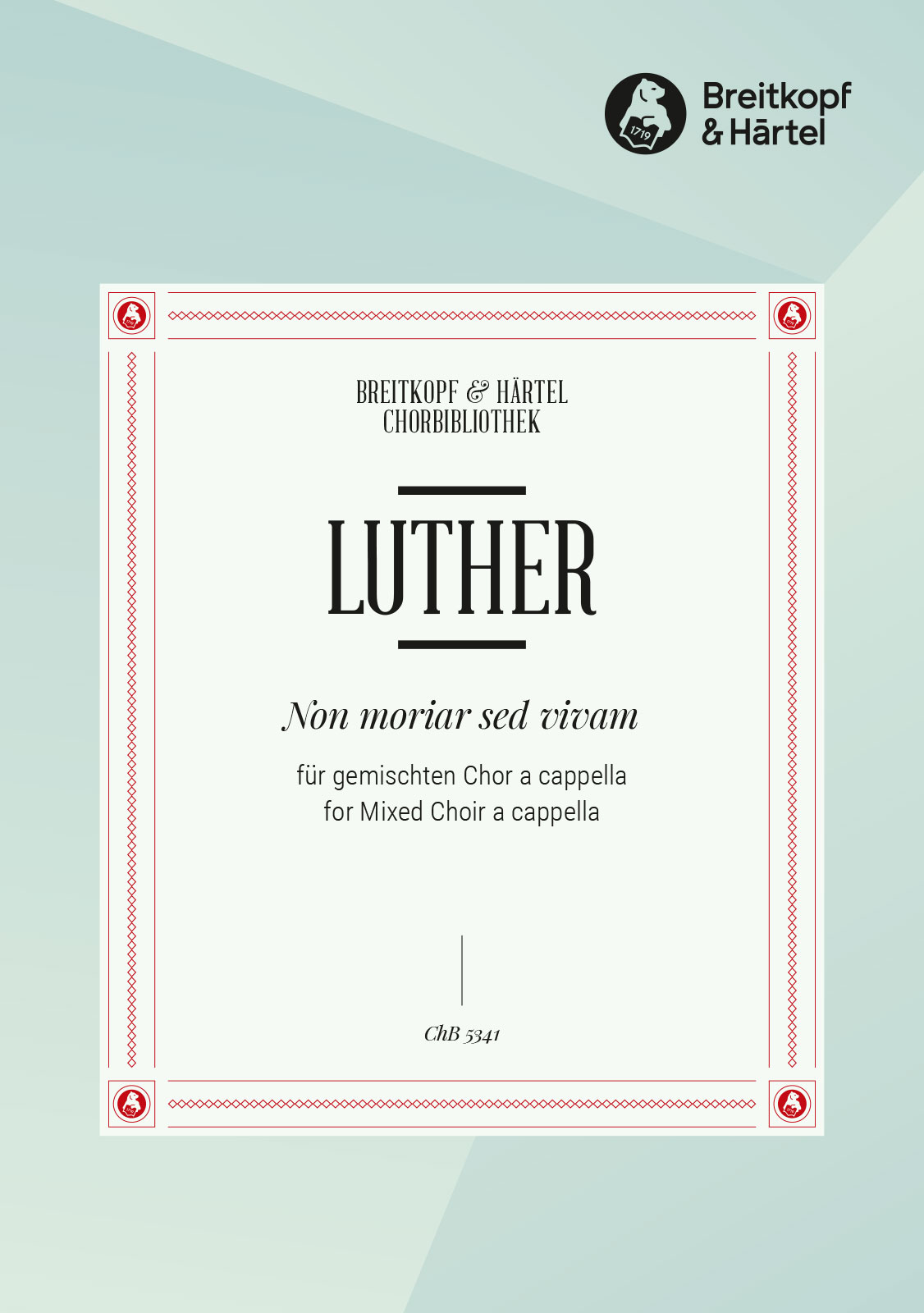 Martin Luther - Non moriar, sed vivam - Cover