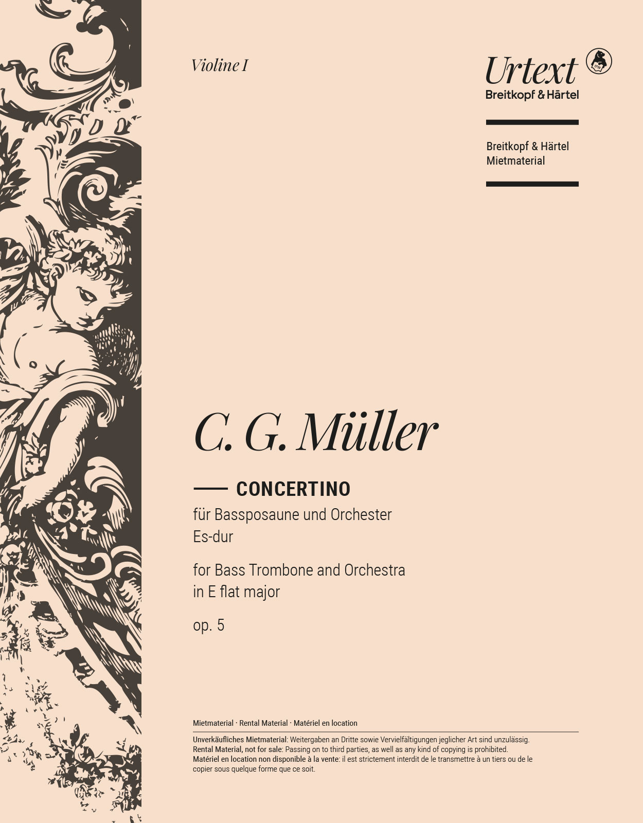 MM 2185511 - Concertino in E flat major Op. 5 - Cover
