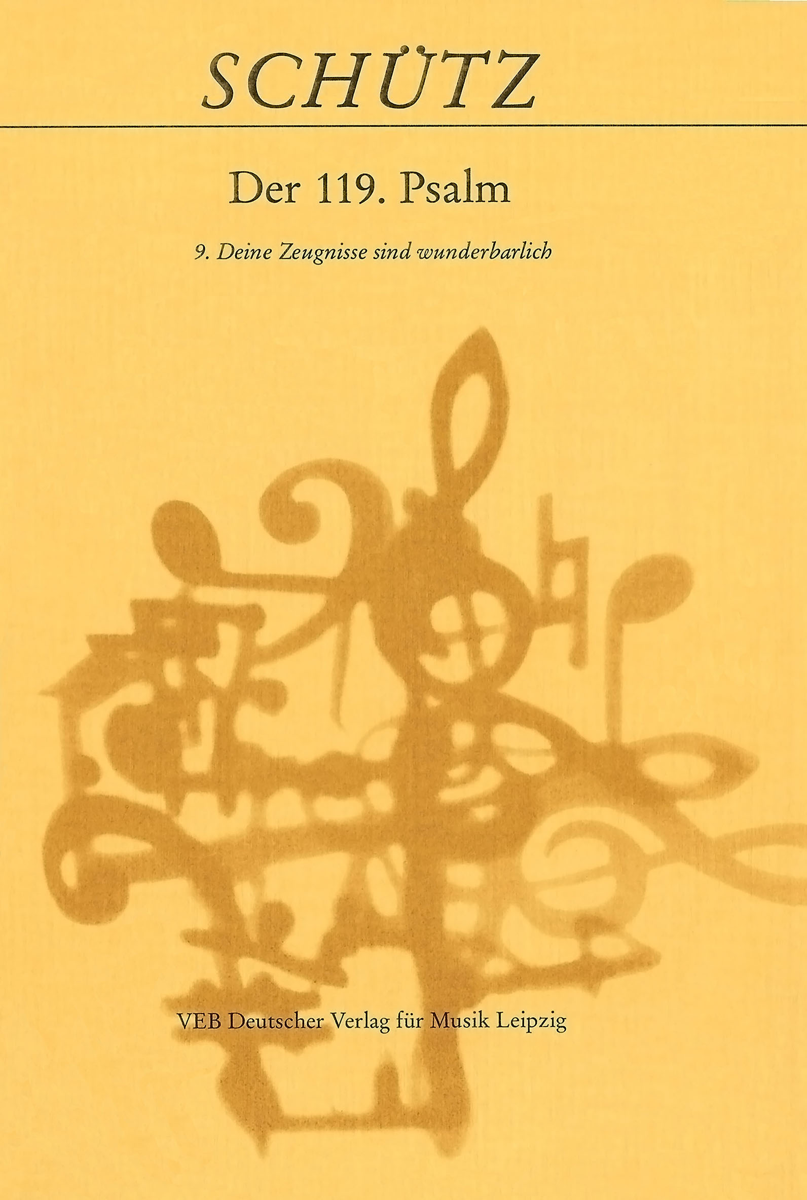 DV 7959 - Der Schwanengesang. Des Königs und Propheten Davids 119. Psalm - Cover