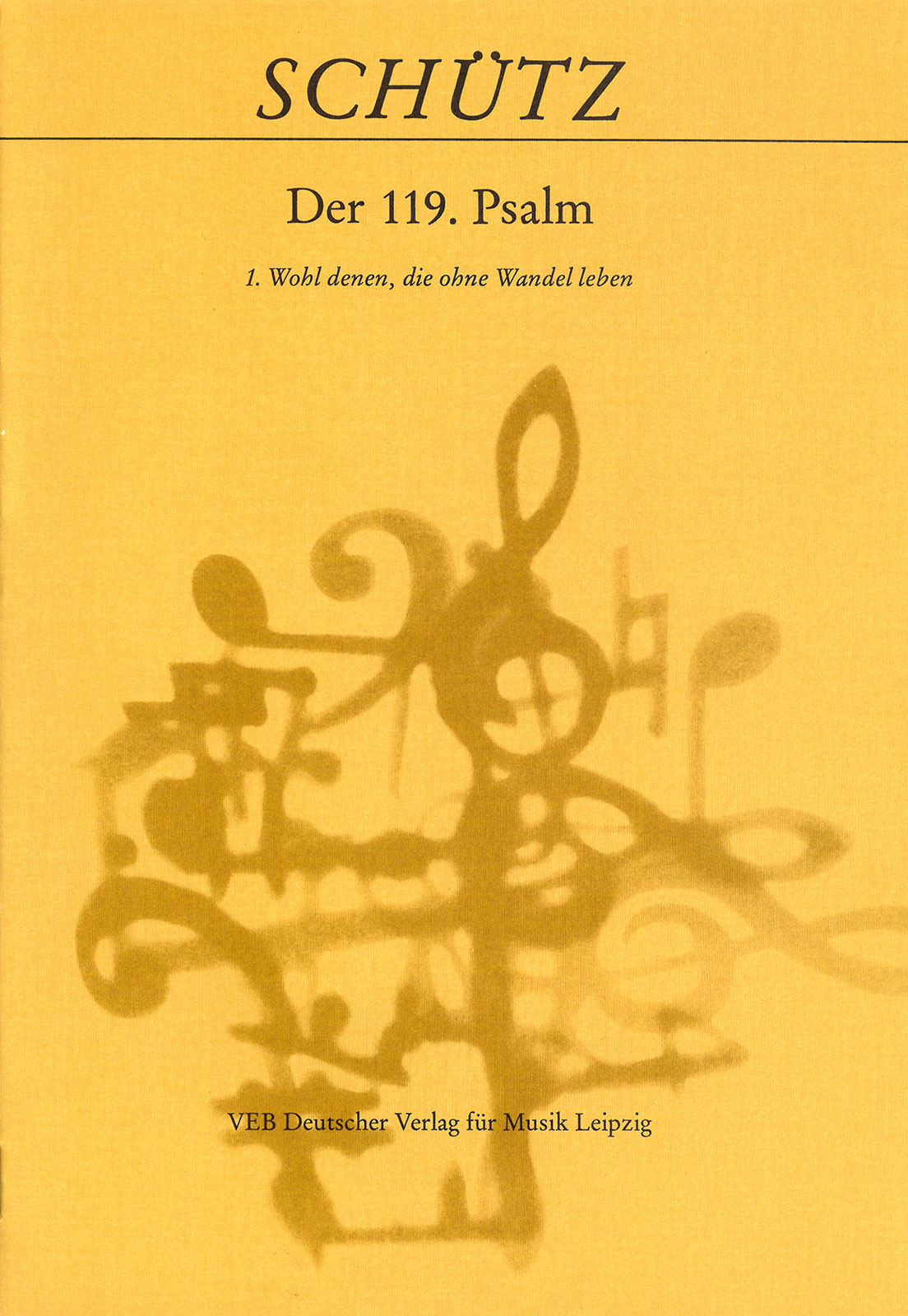 DV 7951 - Der Schwanengesang. Des Königs und Propheten Davids 119. Psalm - Cover