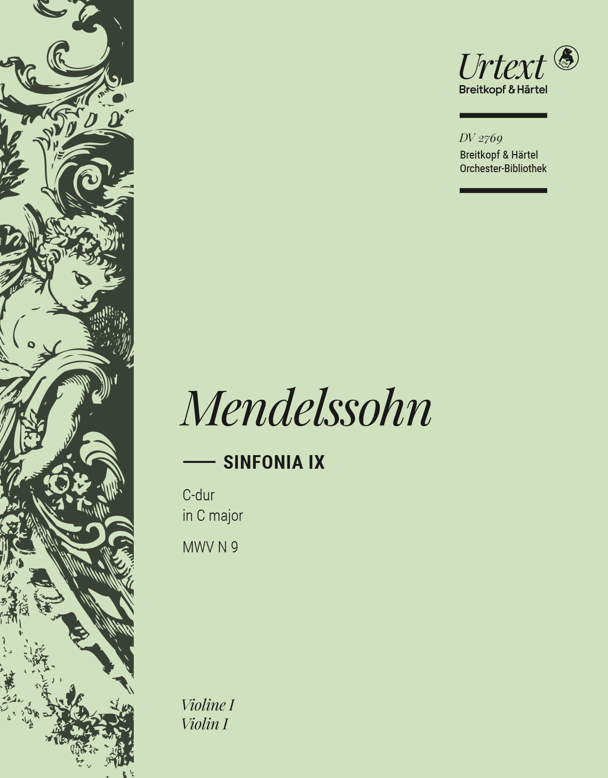 DV 2769-15 - Sinfonia IX c-moll / C-dur MWV N 9 - Cover